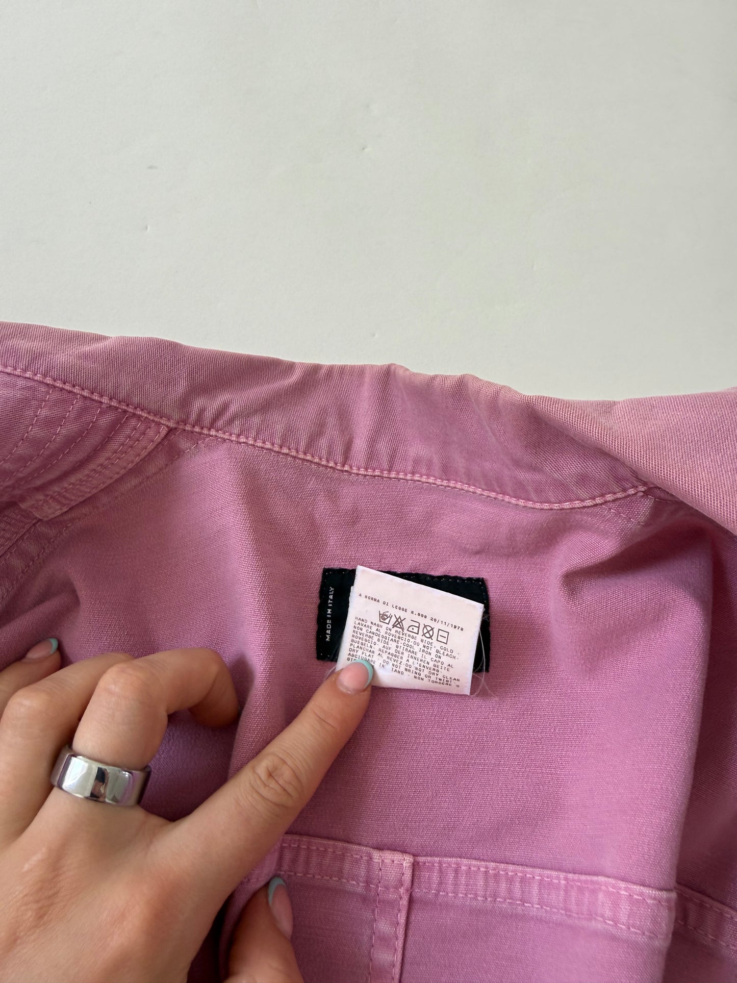 Dolce & Gabbana Pink Denim Jacket (S)