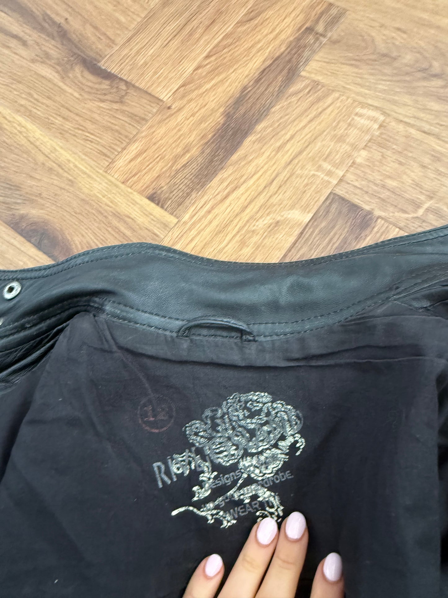Leather Corset Jacket (UK12)