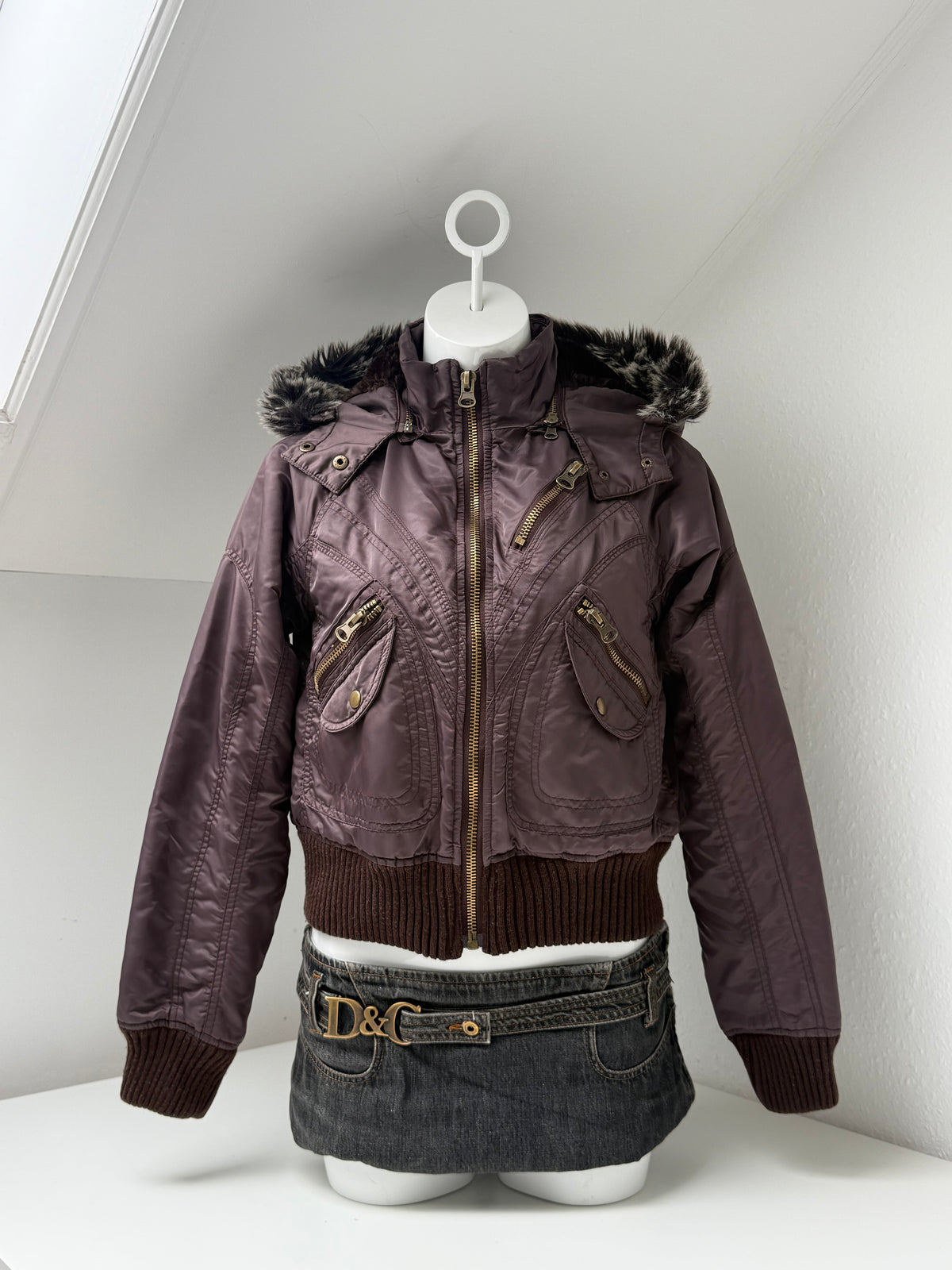 Y2K Bomber Jacket (UK12)