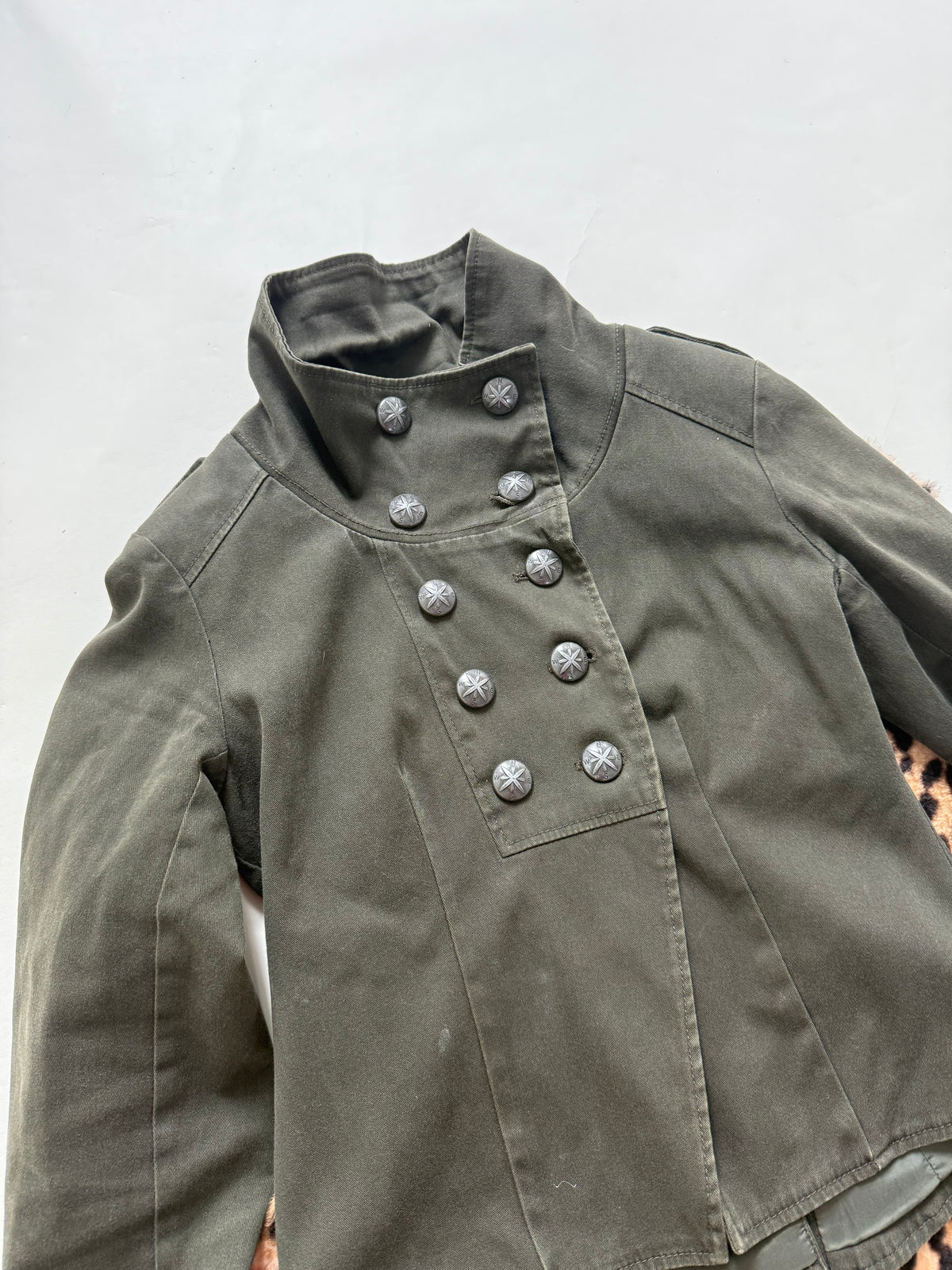 Firetrap Military Funnel Neck Jacket (M)