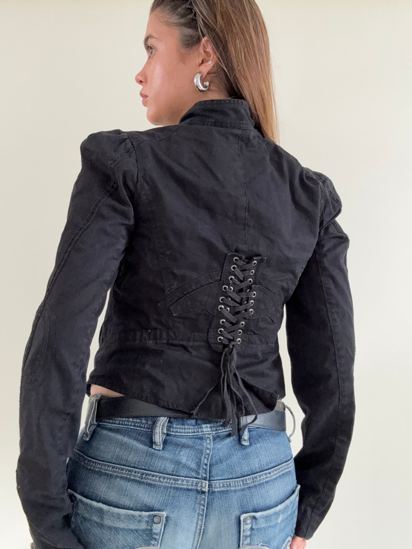 Y2K Asymmetric Corset Jacket (UK12)