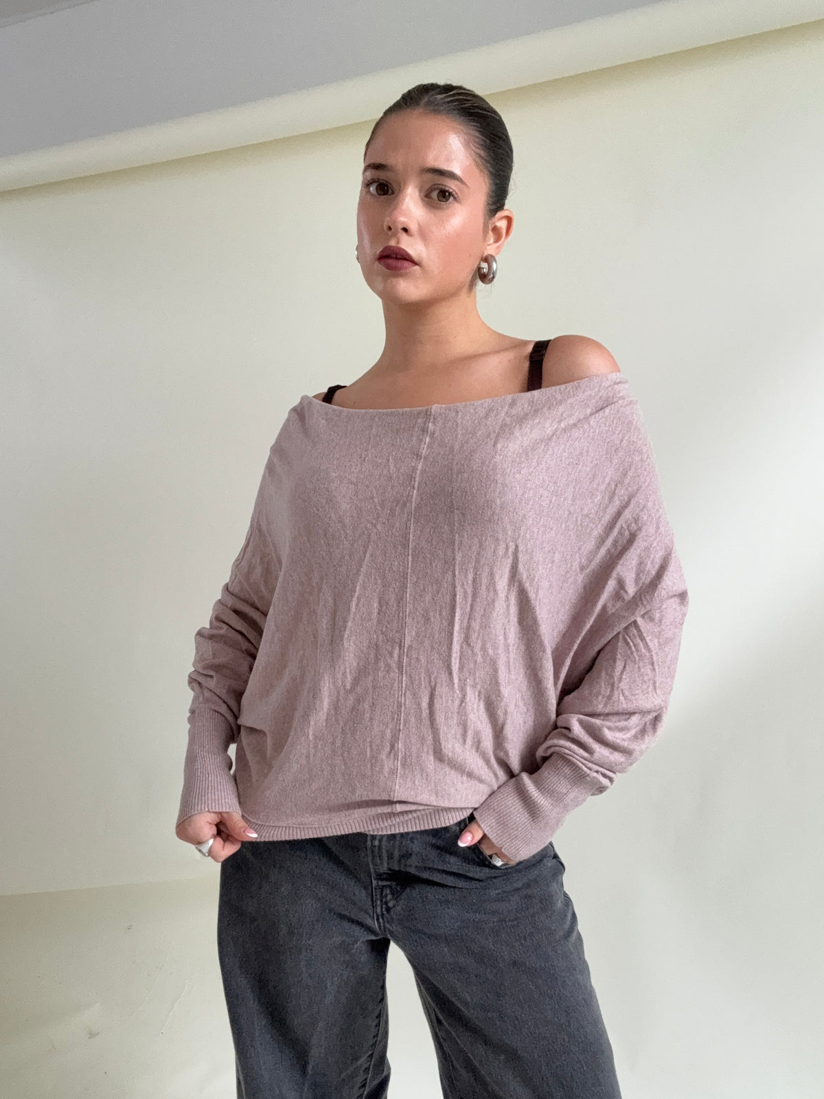 Allsaints Batwing Popper Jumper (UK8)