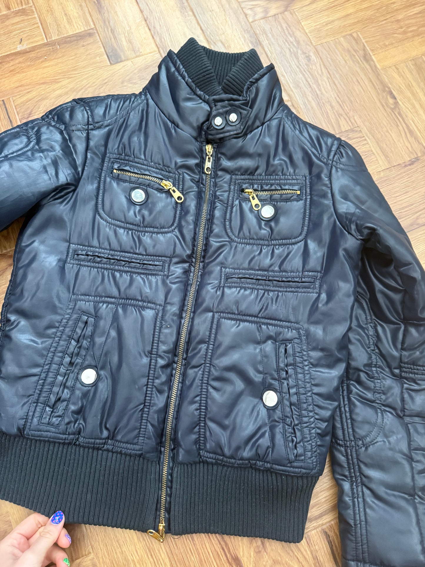 Navy Puffer Jacket (S)