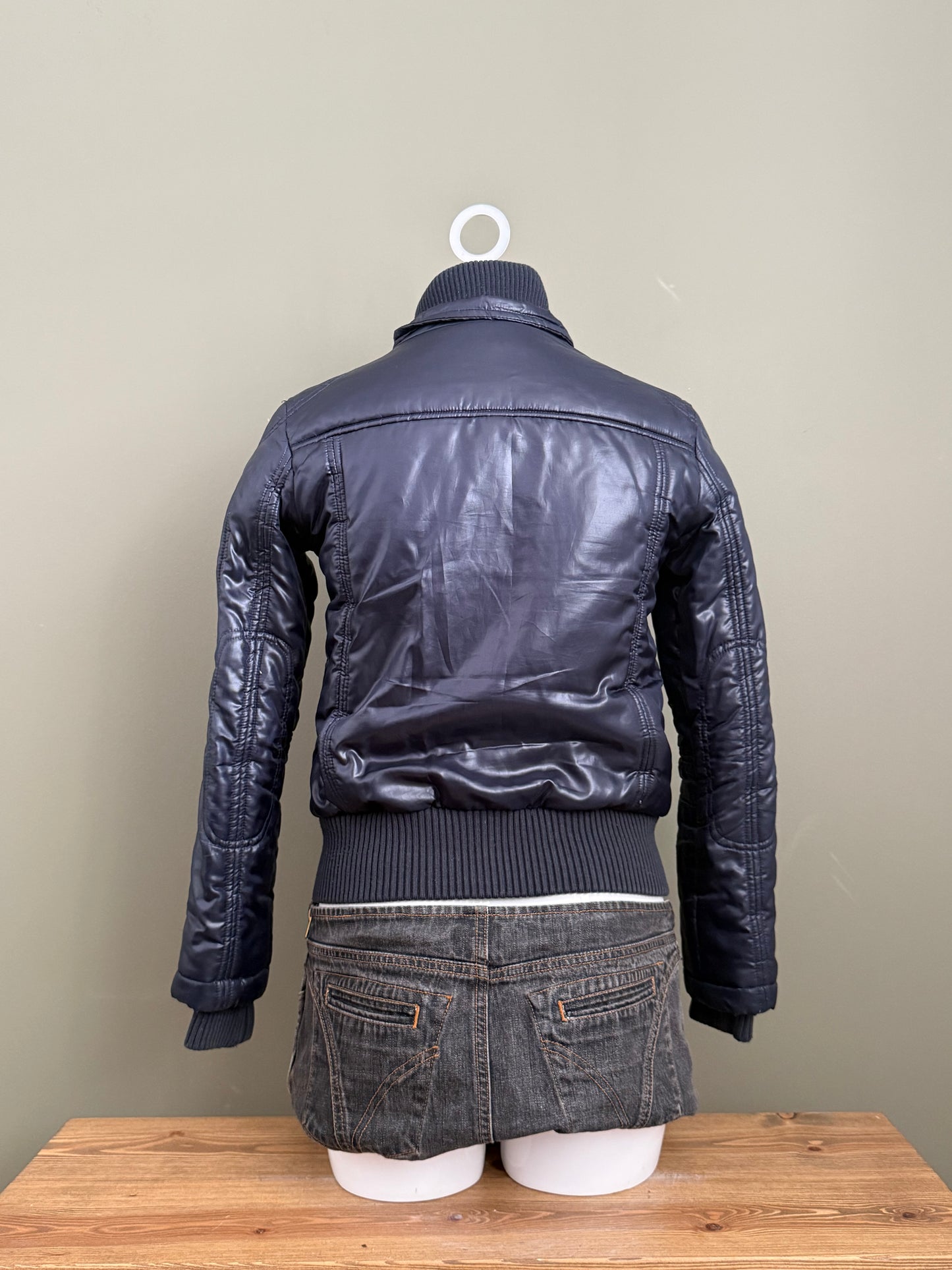 Navy Puffer Jacket (S)