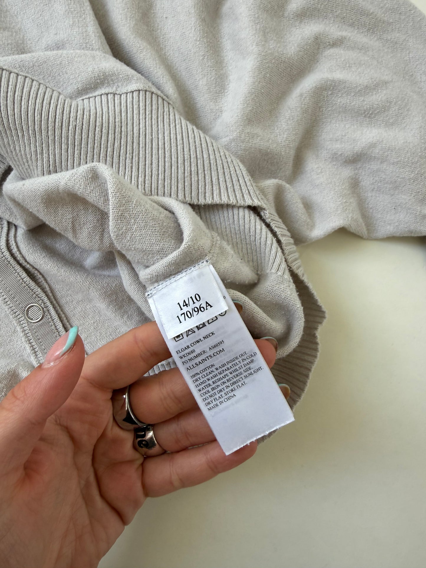 Allsaints Batwing Jumper (UK14)