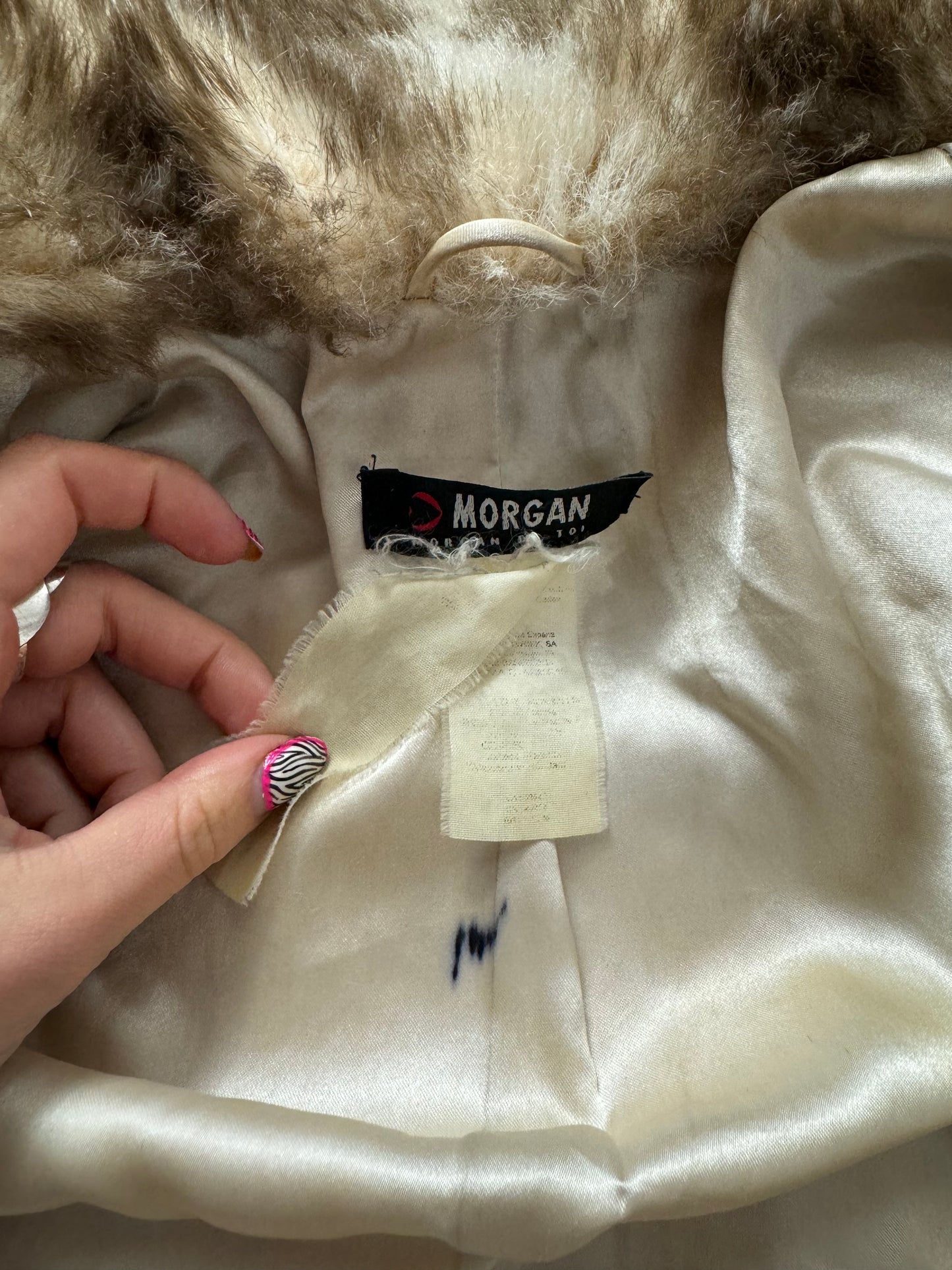 Morgan De Toi Faux Fur Jacket