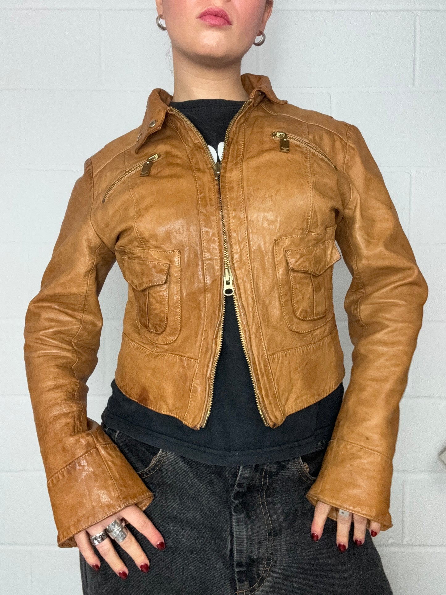 Armani Leather Jacket (S)