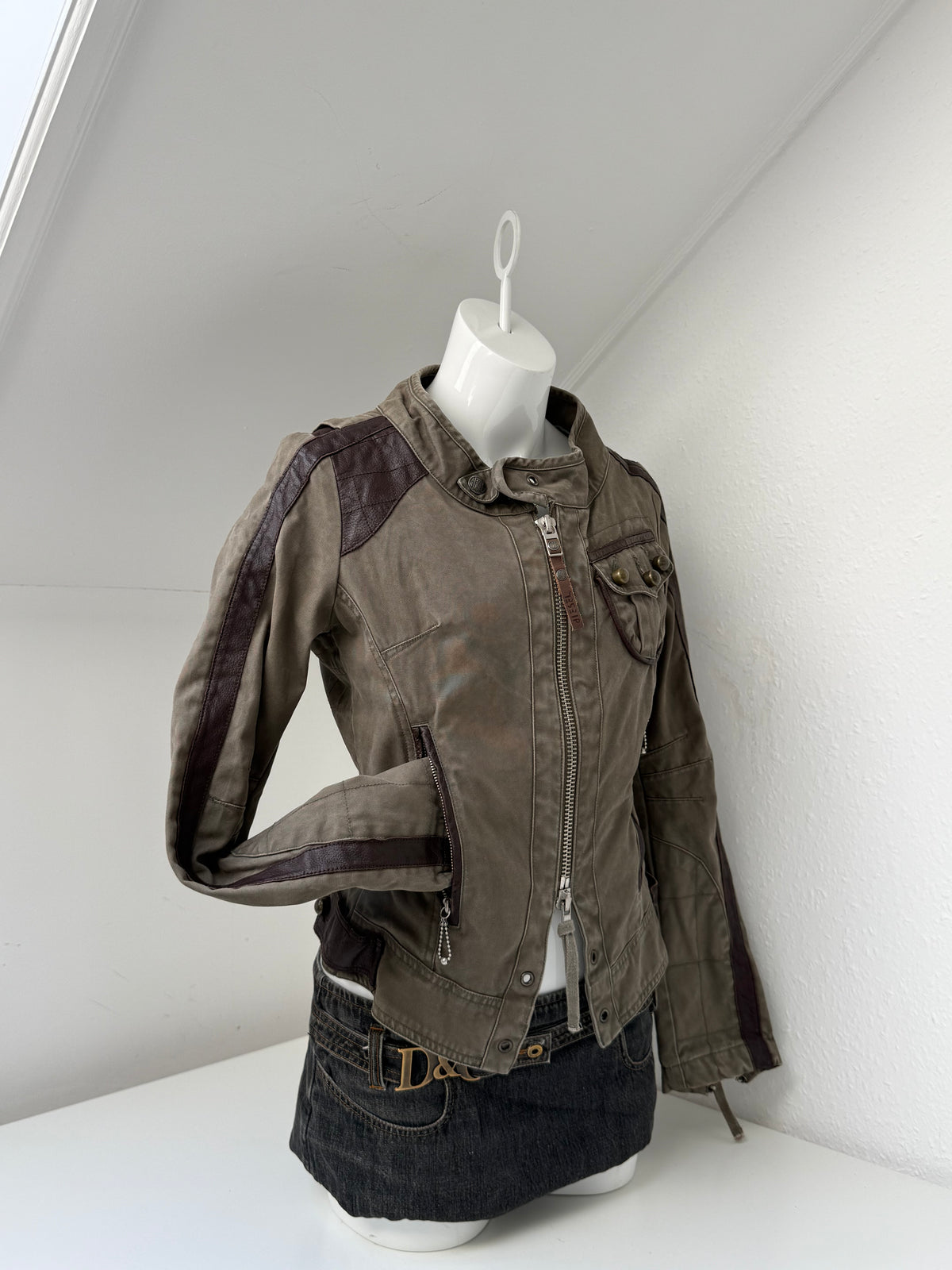 Vintage Diesel Fitted Utility Jacket (M)