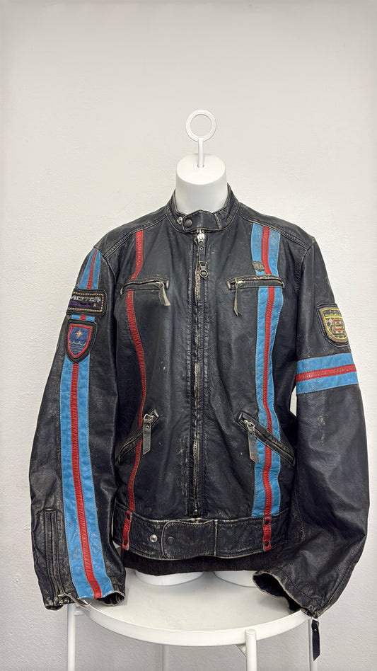 Vintage Diesel Leather Biker Jacket (XL)