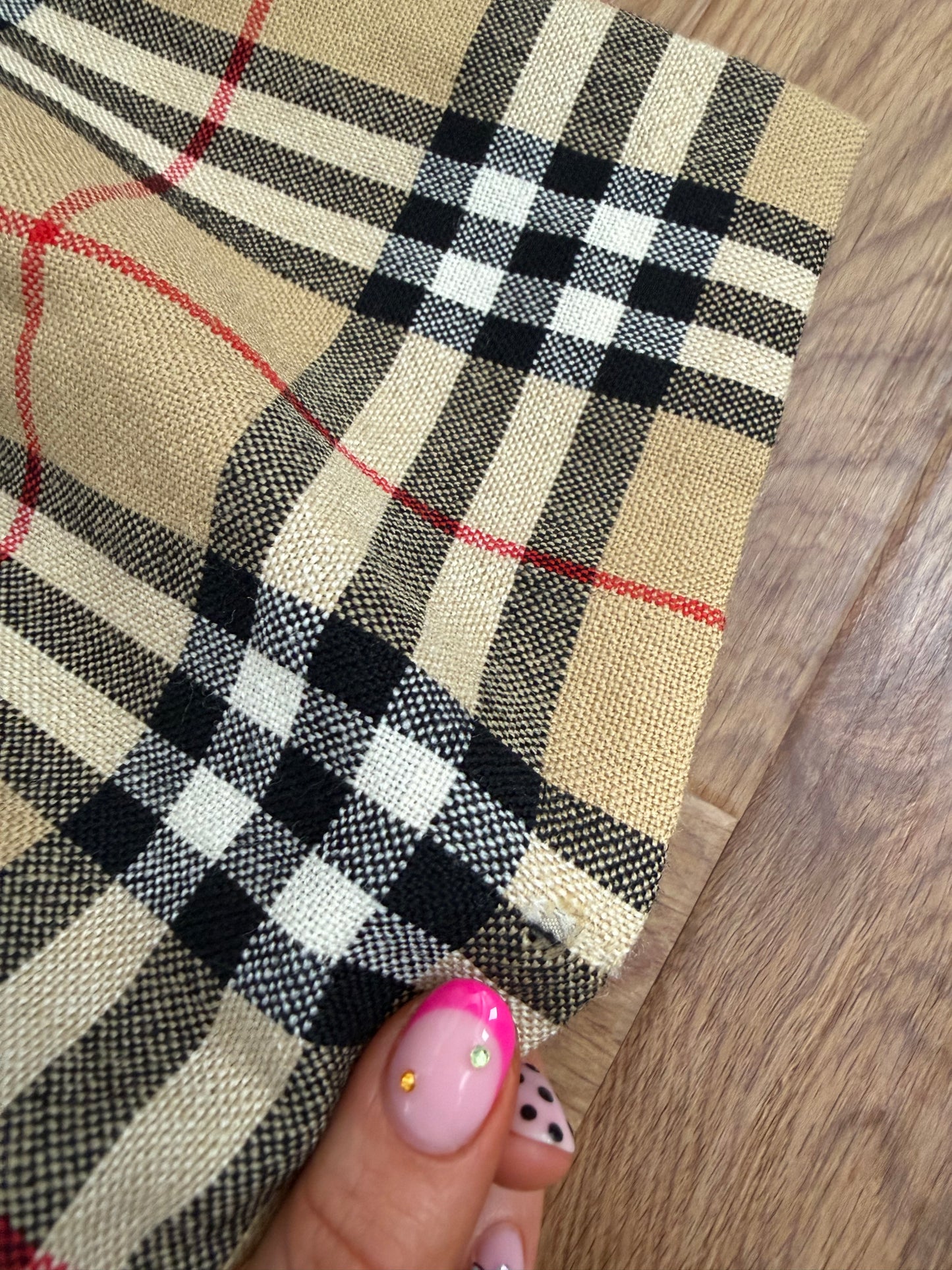 Vintage Burberry Wool Skirt (XS)