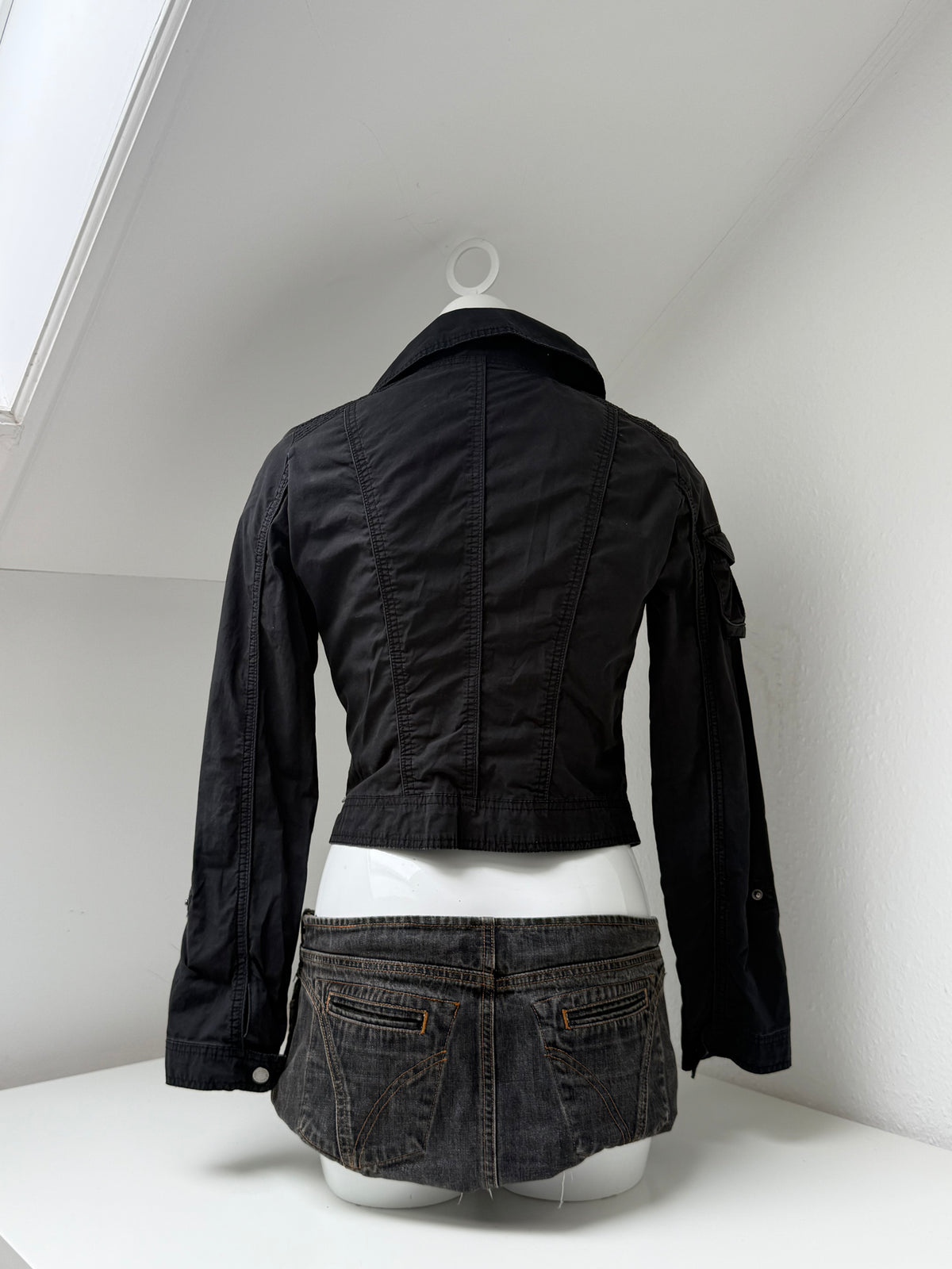 Y2K Biker Jacket (UK10)