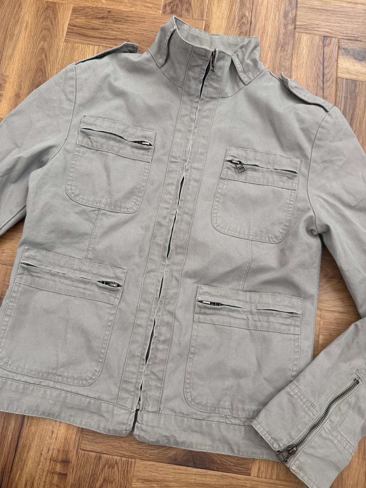Y2K Cargo Jacket (M)