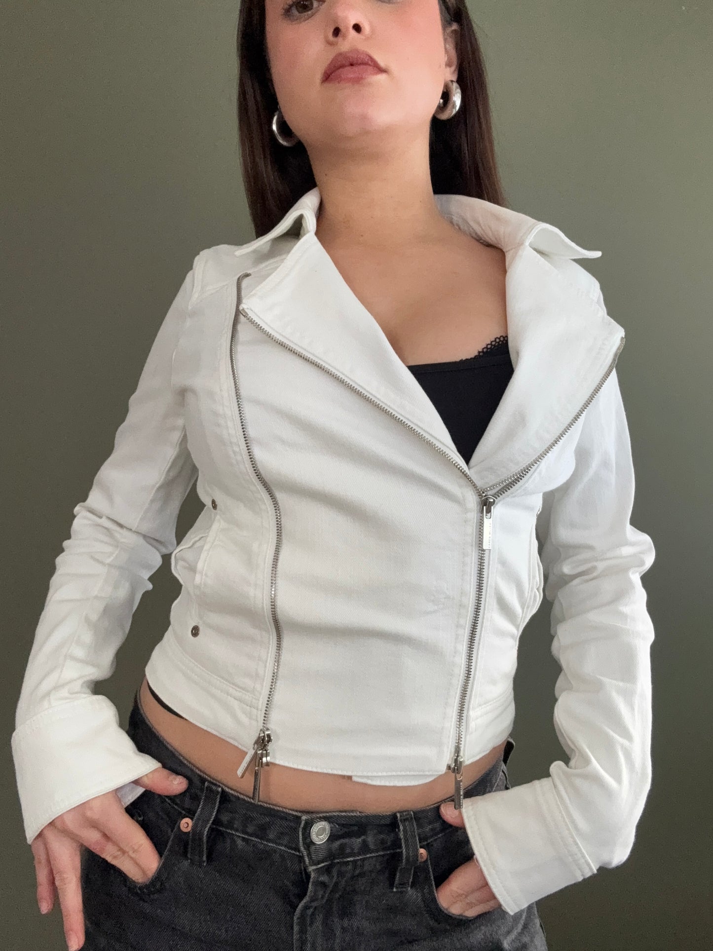 Karen Millen Fitted Biker Jacket (UK8)