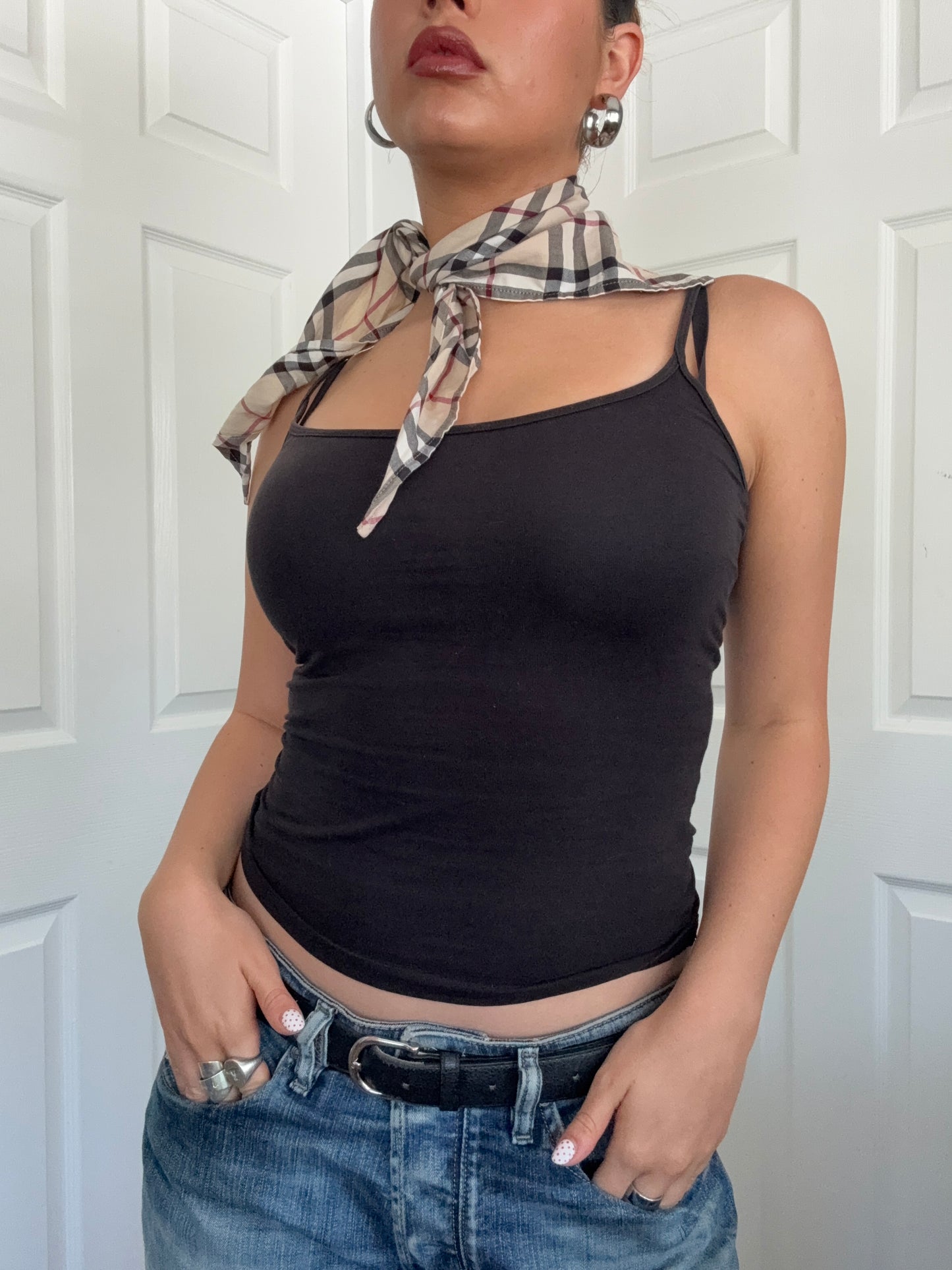 Vintage Burberry Triangle Scarf