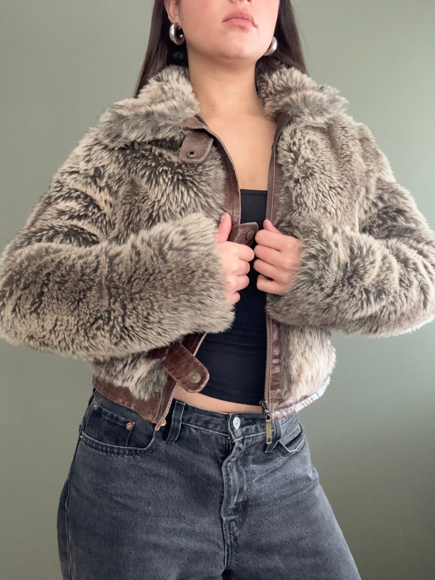 Faux Fur Jacket (UK10)