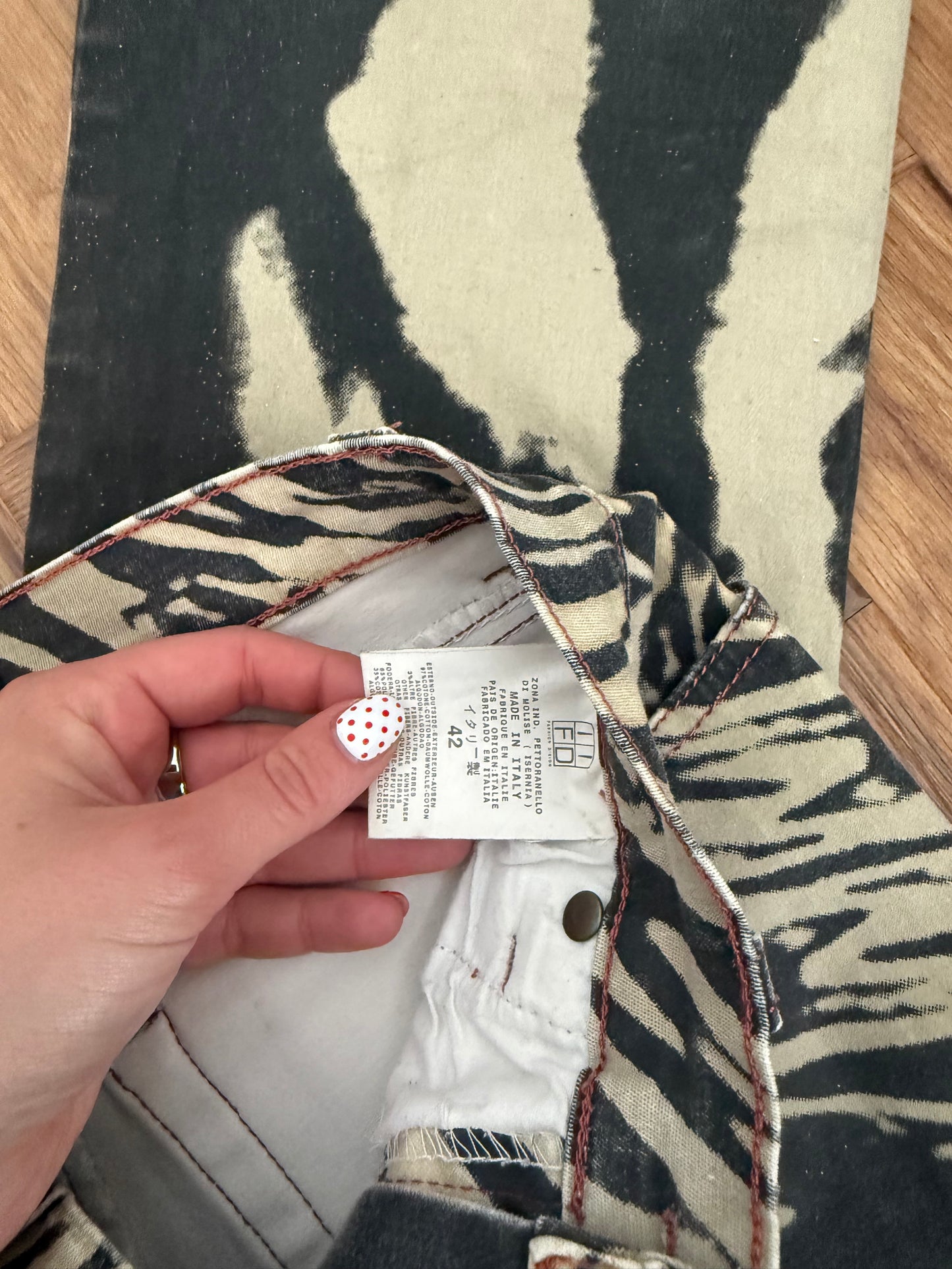 Cavalli Pattern Jeans (42)