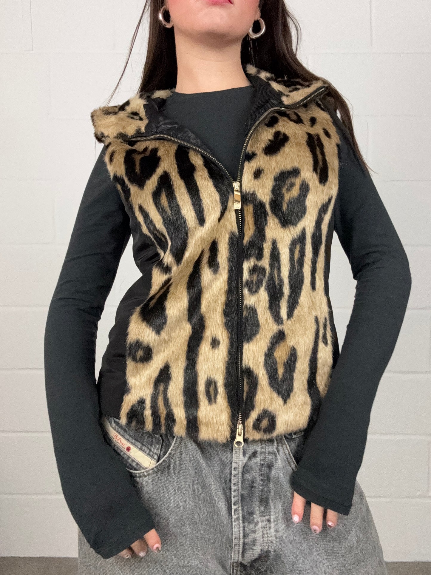 Armani Leopard Gilet (S)