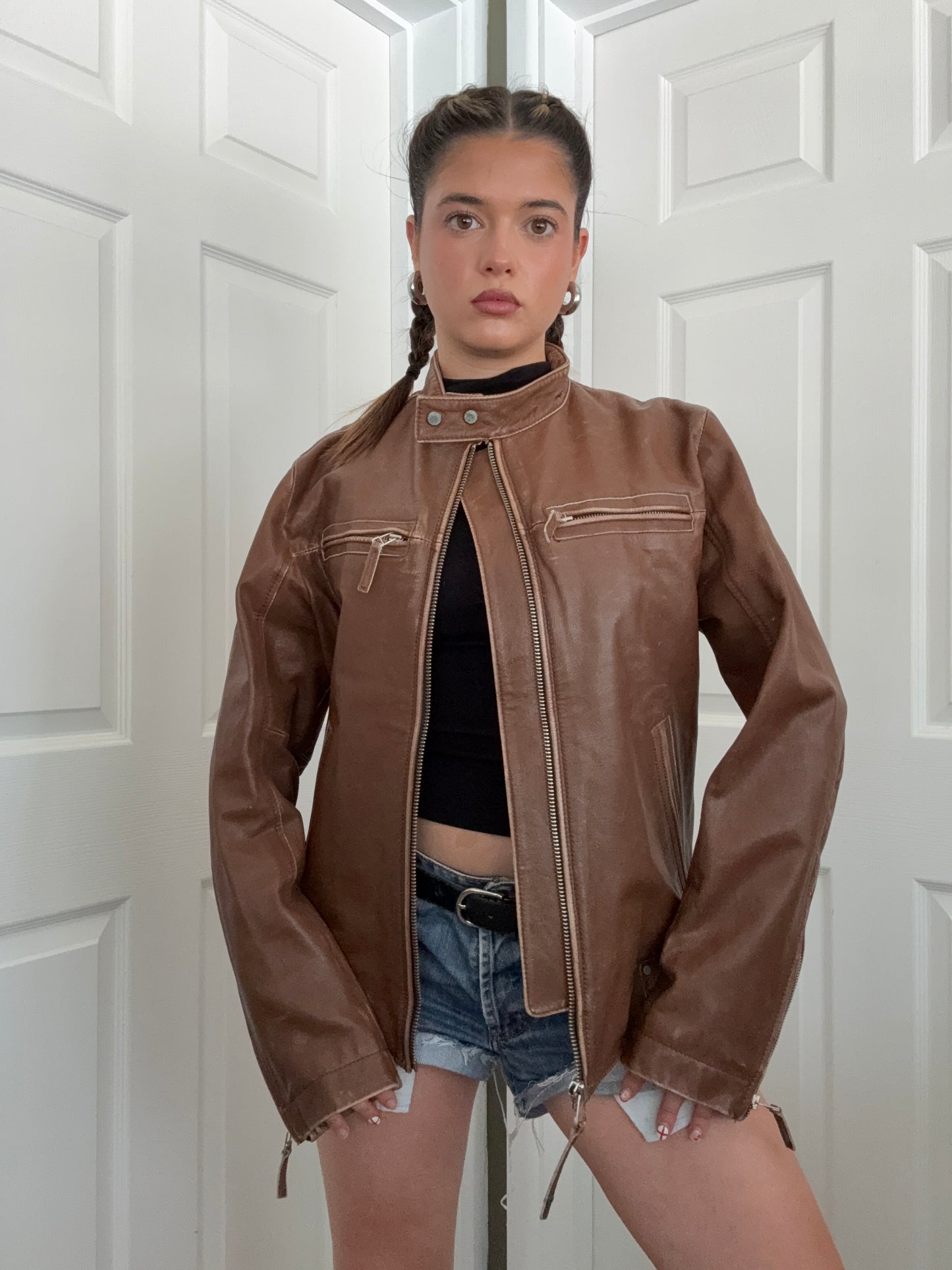 Diesel Leather Biker Jacket (M)