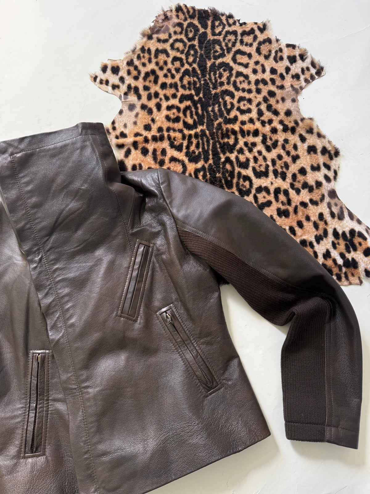Morgan De Toi Leather Asymmetric Jacket (S)