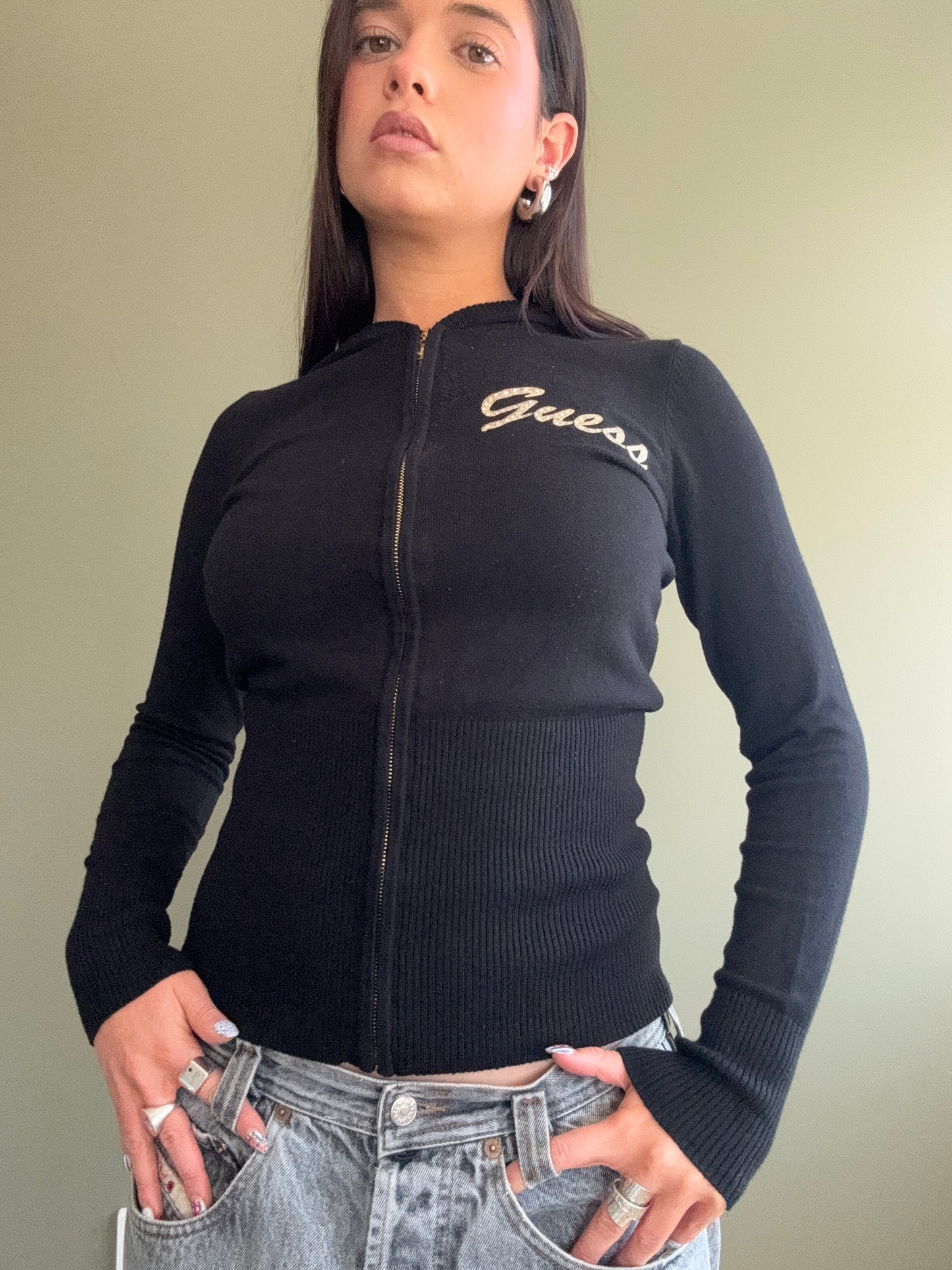 Guess Knitted Hoodie (S)