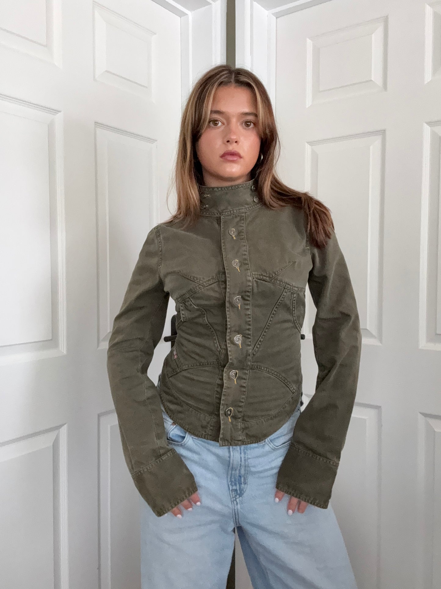 Diesel Khaki Corset Jacket (L)