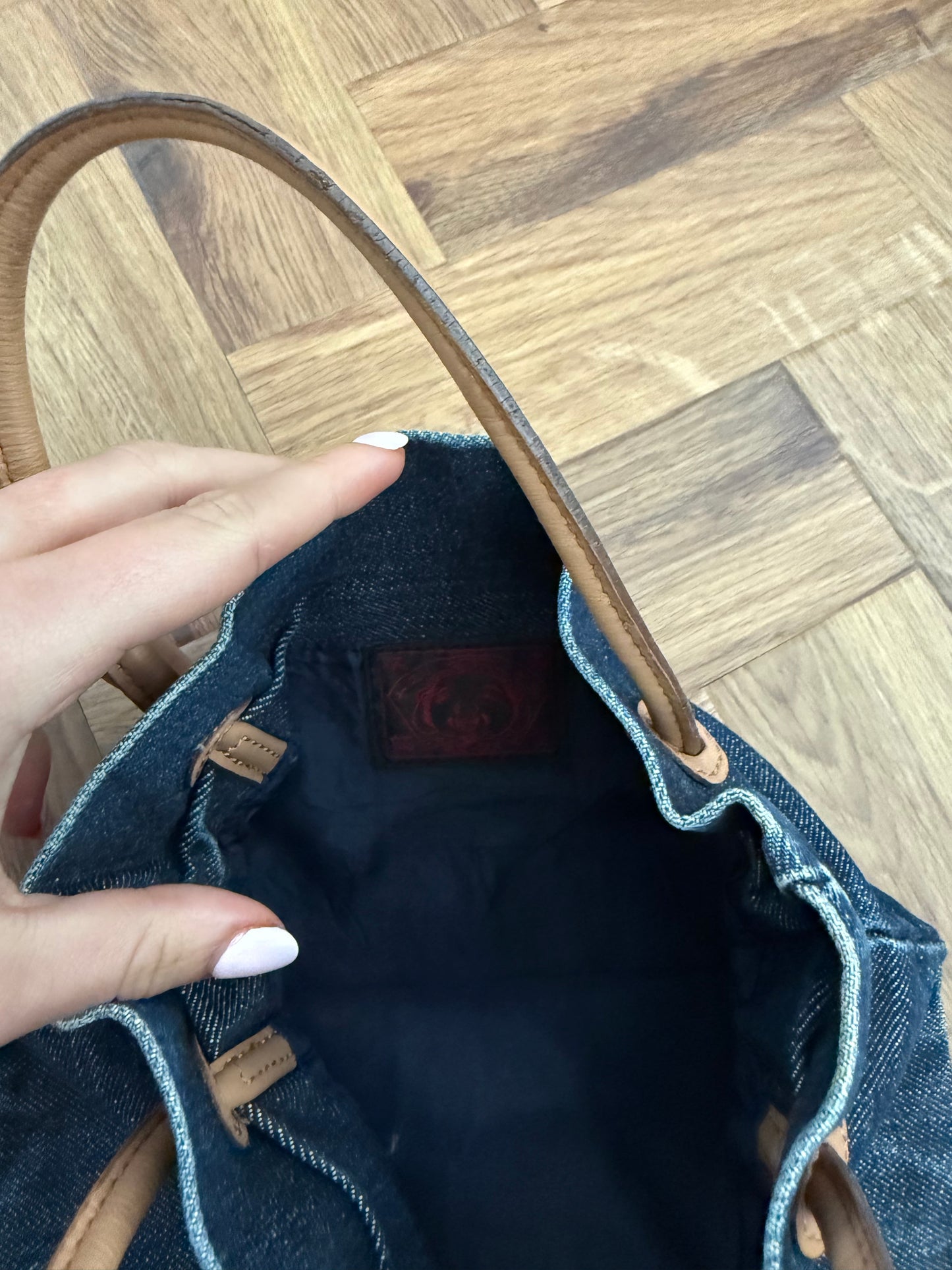 Evisu Denim Mini Bag