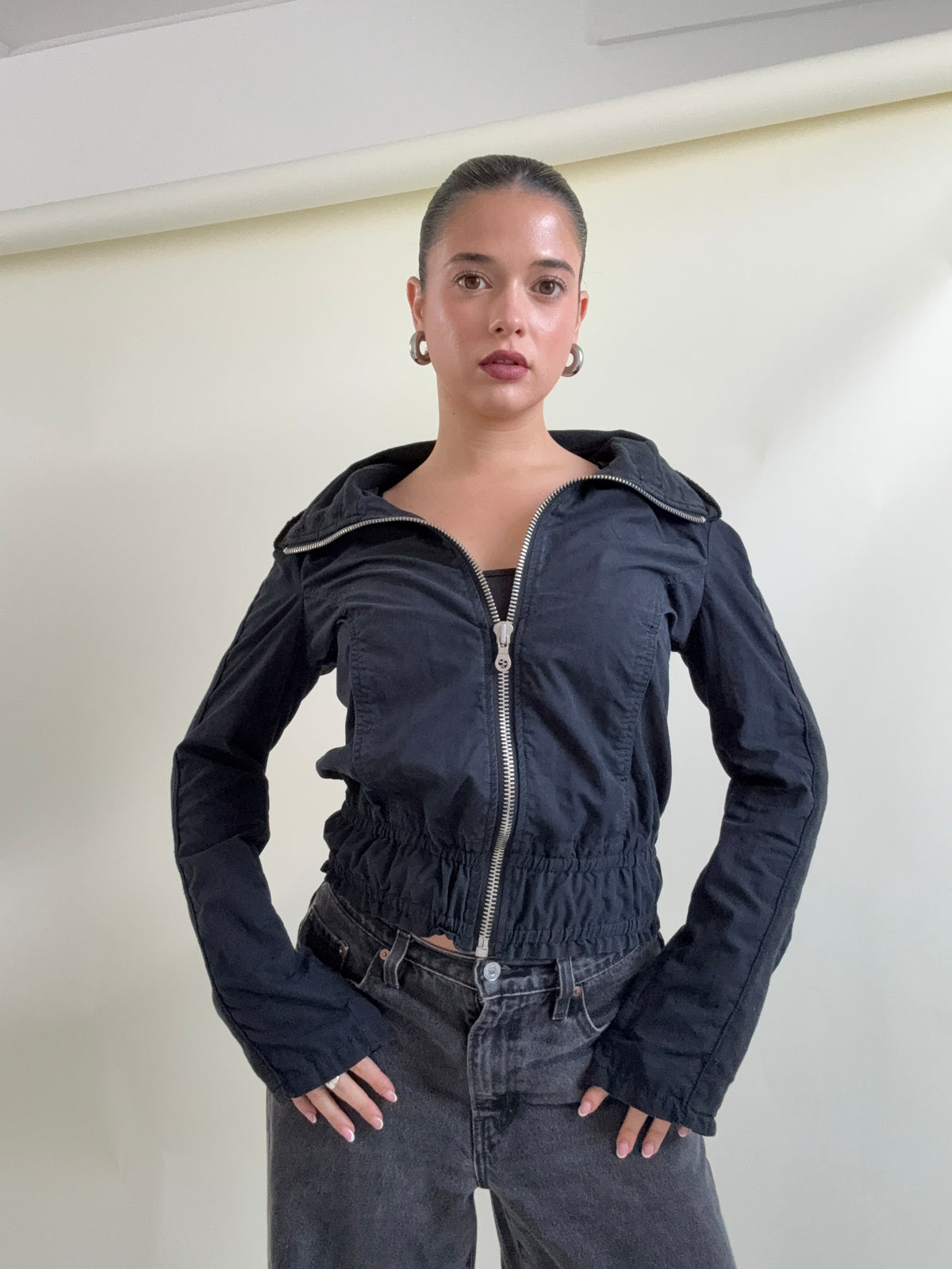Diesel Funnel Neck Cargo Jacket (S)