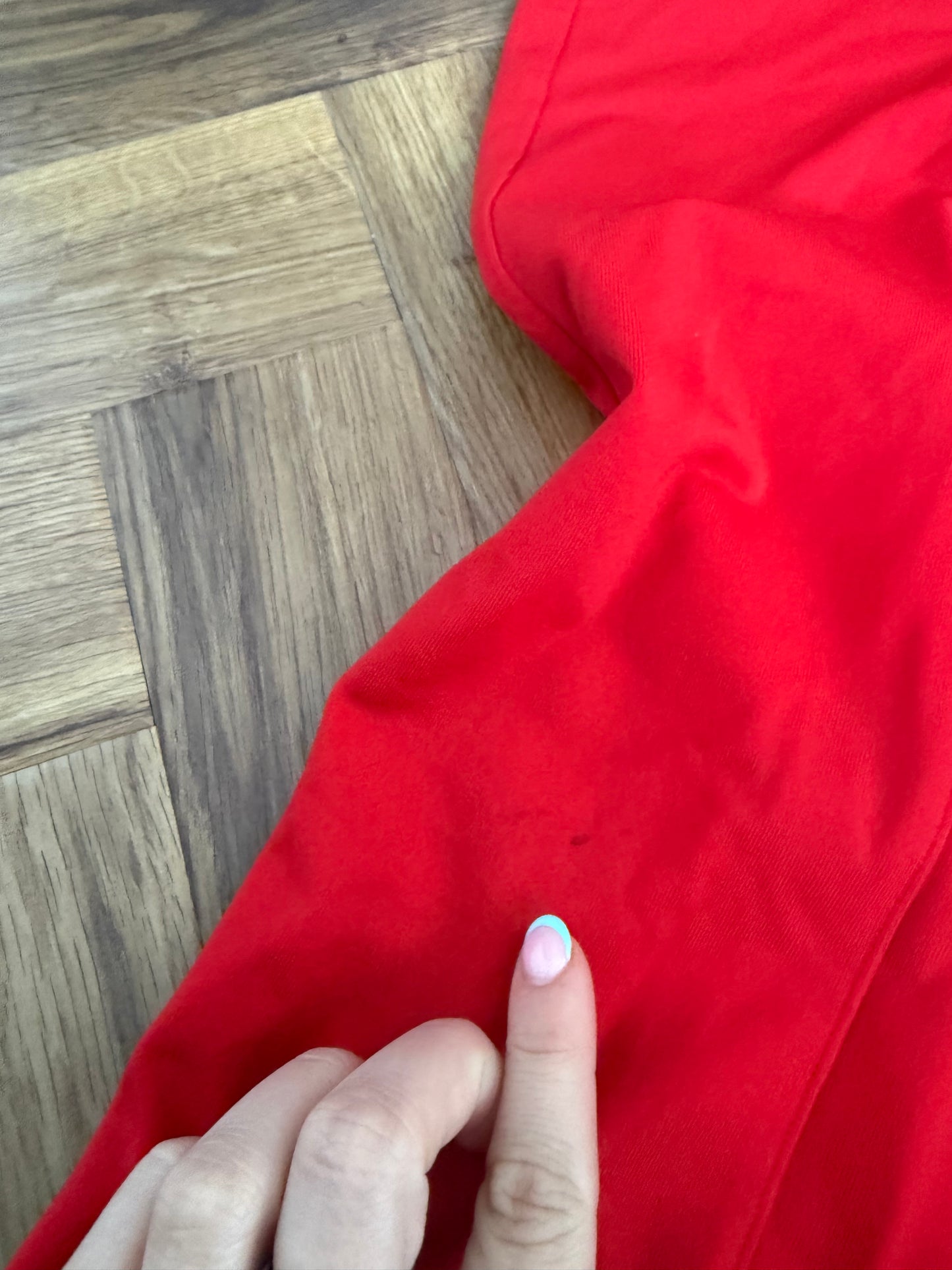 Red Adidas Flared Yoga Pants (UK12)