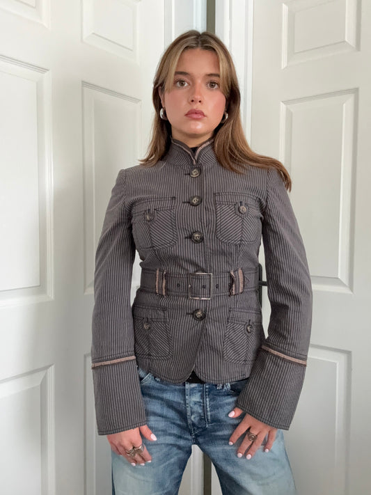 Karen Millen Pinstripe Jacket (UK10)