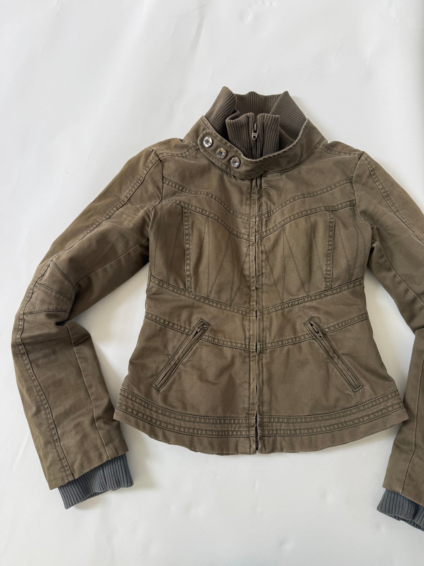 Diesel Fitted Funnel Neck Jacket (XS)