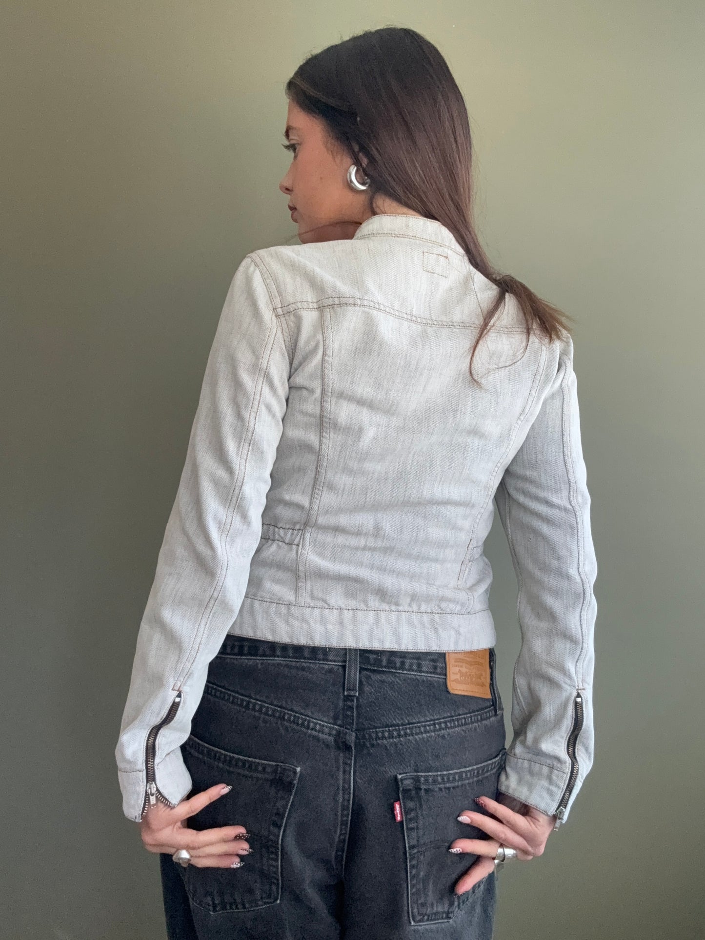 Calvin Klein Fitted Denim Jacket (S)