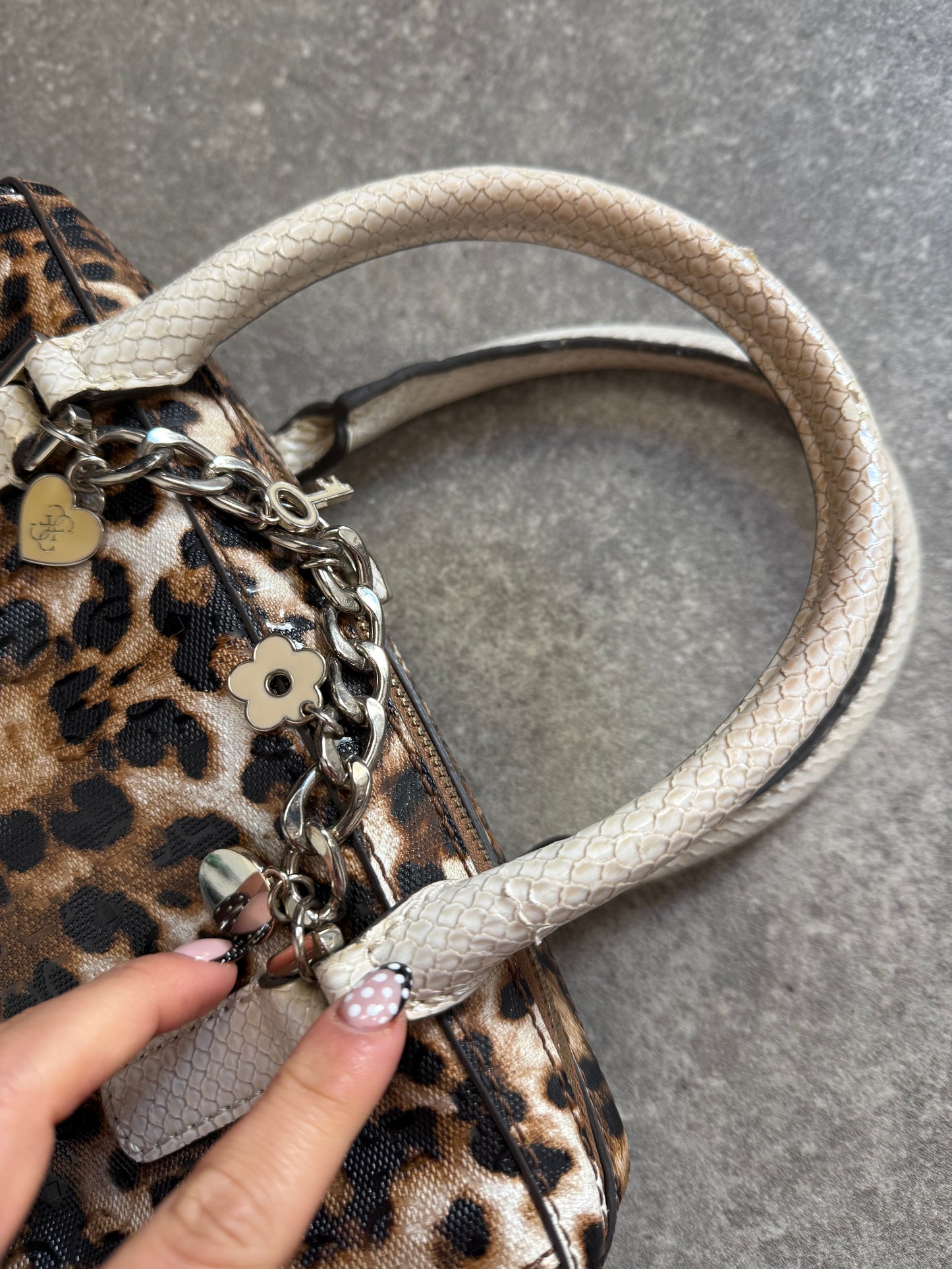 Guess Leopard Print Handbag