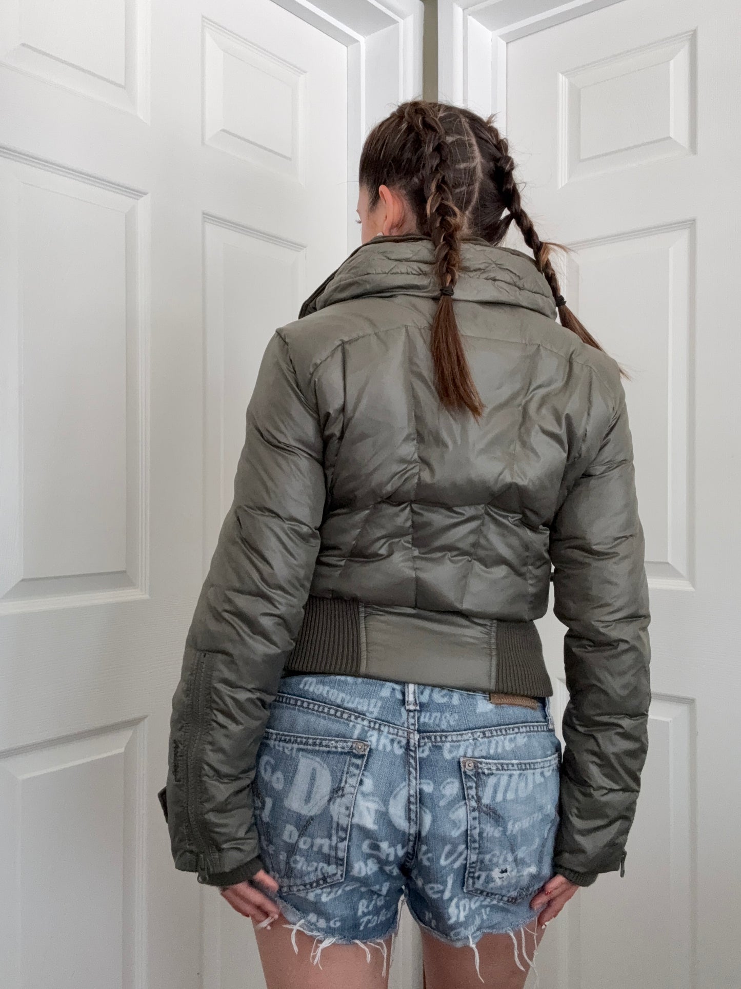 Firetrap Fitted Puffer Jacket (M)