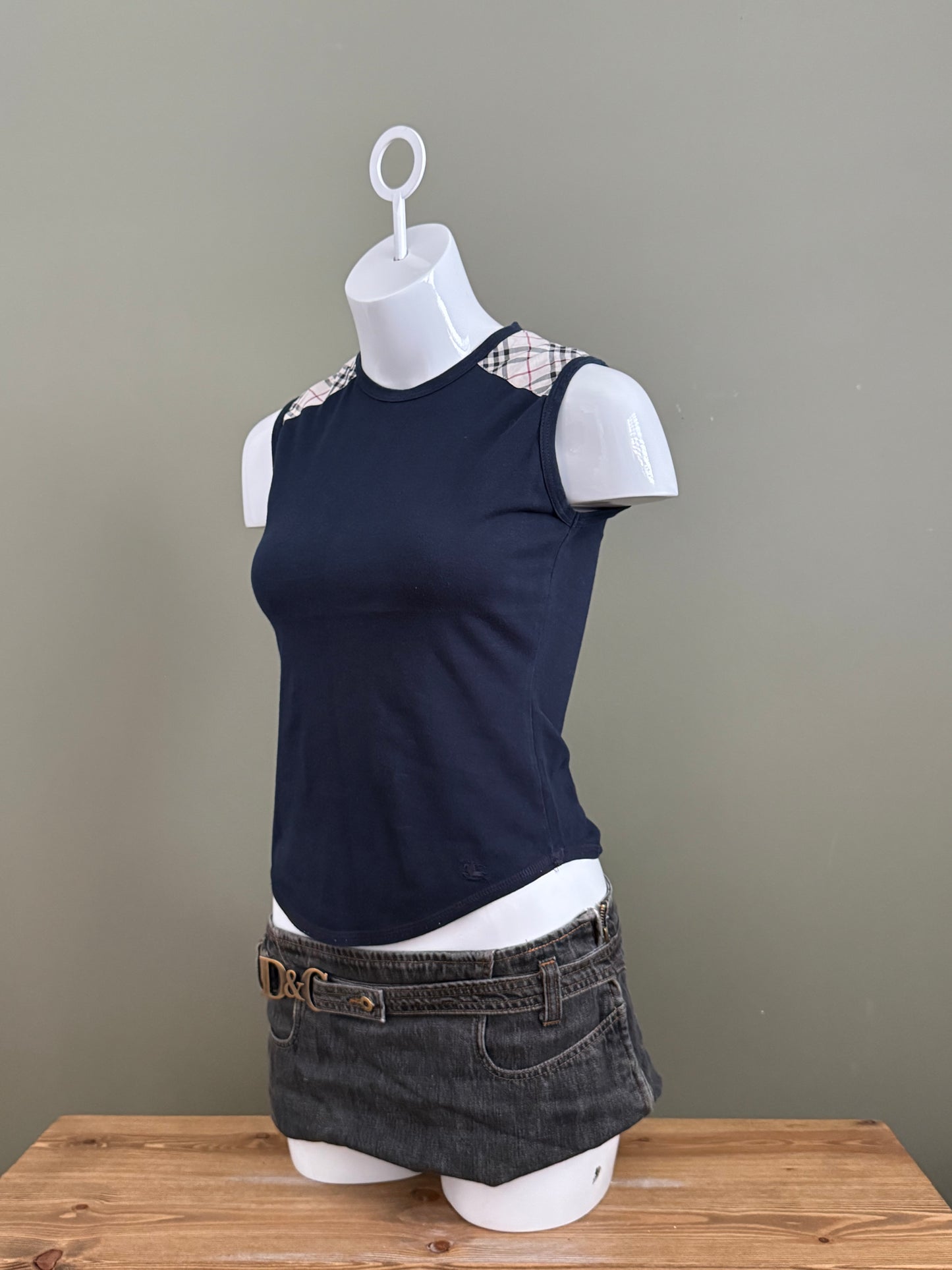 Navy Burberry Vest (S)