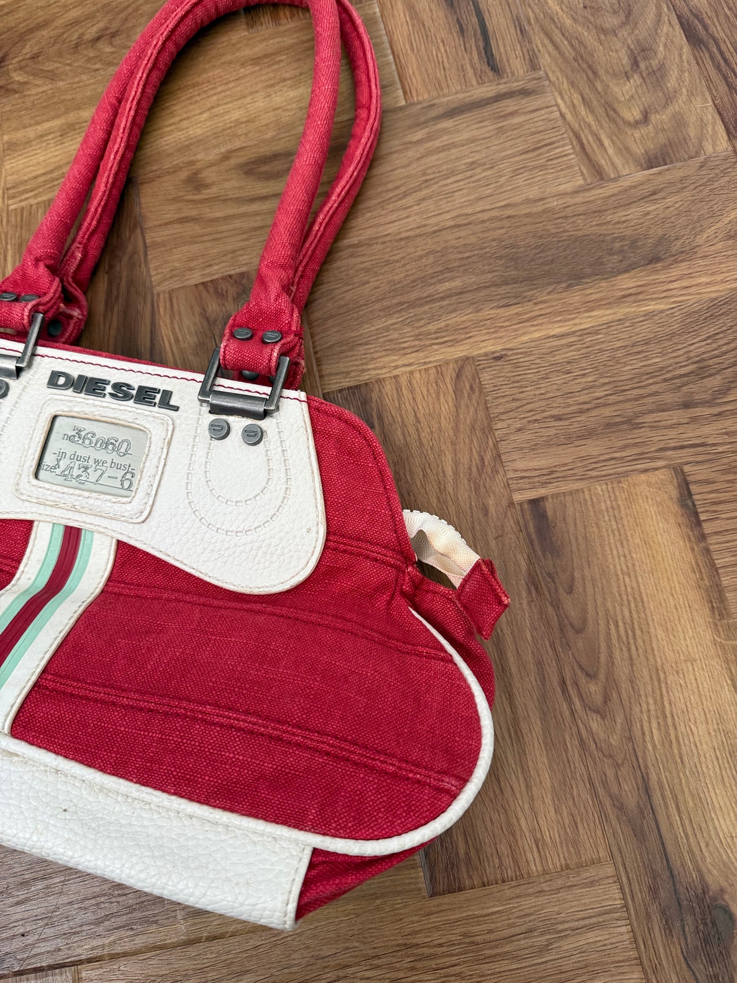 Diesel Red Shoulder Bag