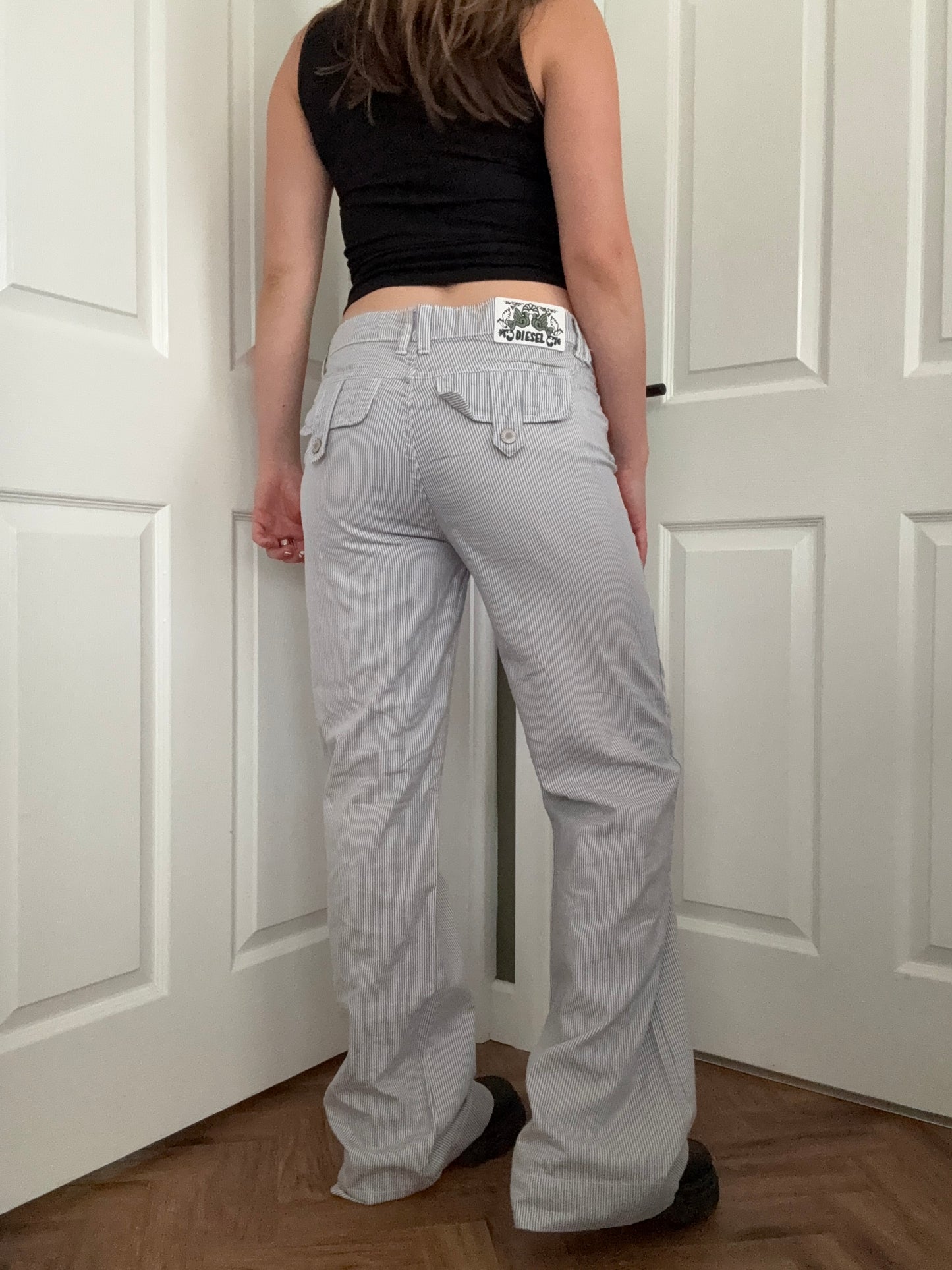 Diesel Cotton Pinstripe Trouser (30R)