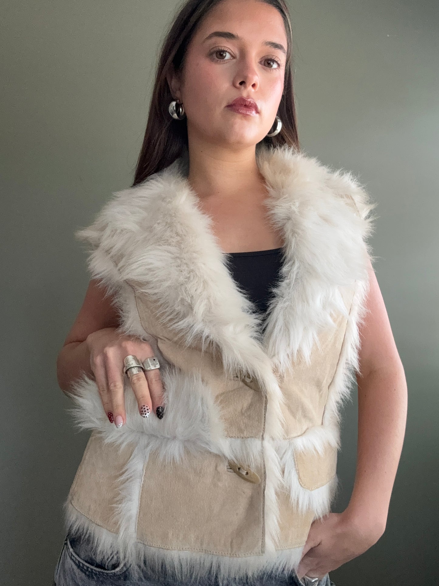 Morgan De Toi Faux Fur Gilet (M)