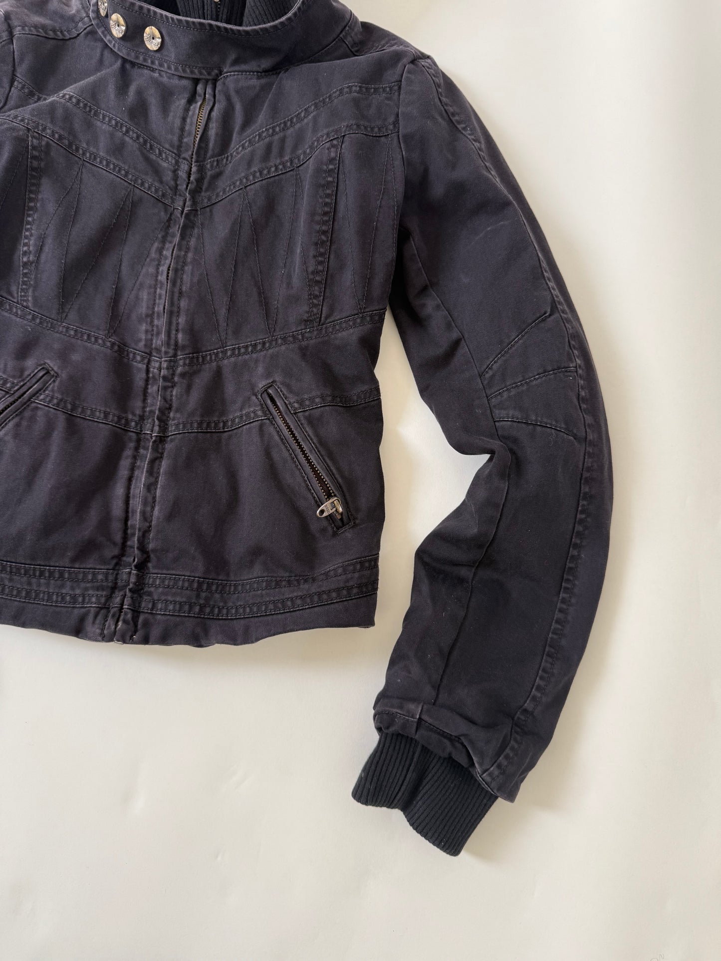 Diesel Fitted Funnel Neck Jacket (XS)