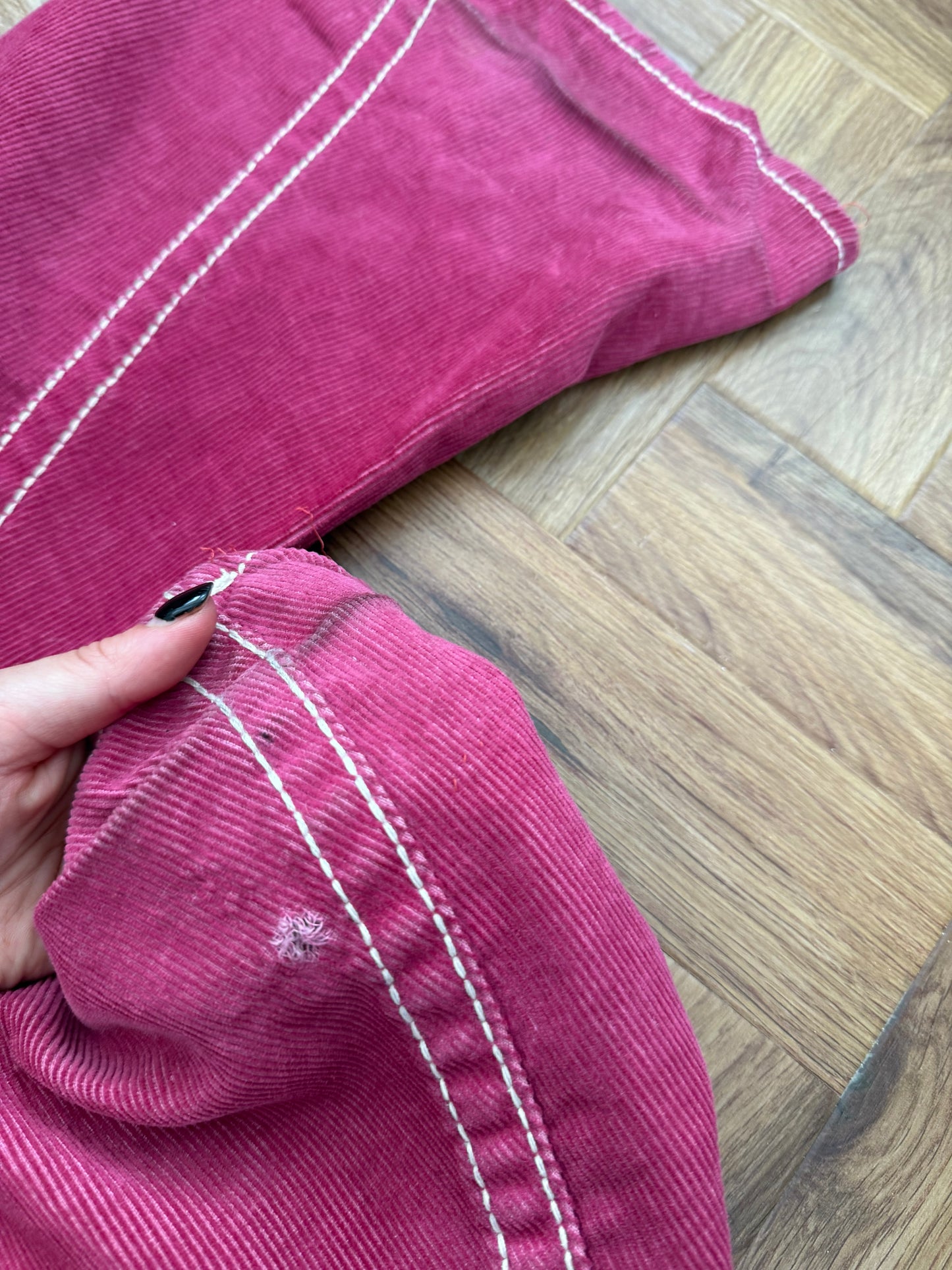True Religion Pink Corduroy Trouser (27)