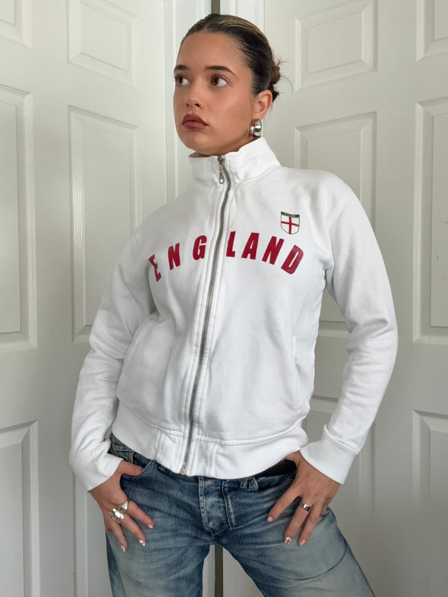 French Connection England Zip Jumper (M)