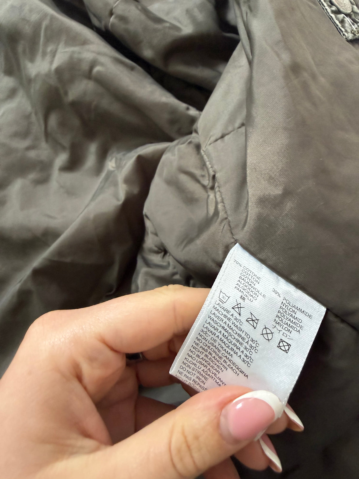 Diesel Khaki Vintage Biker Jacket (M)