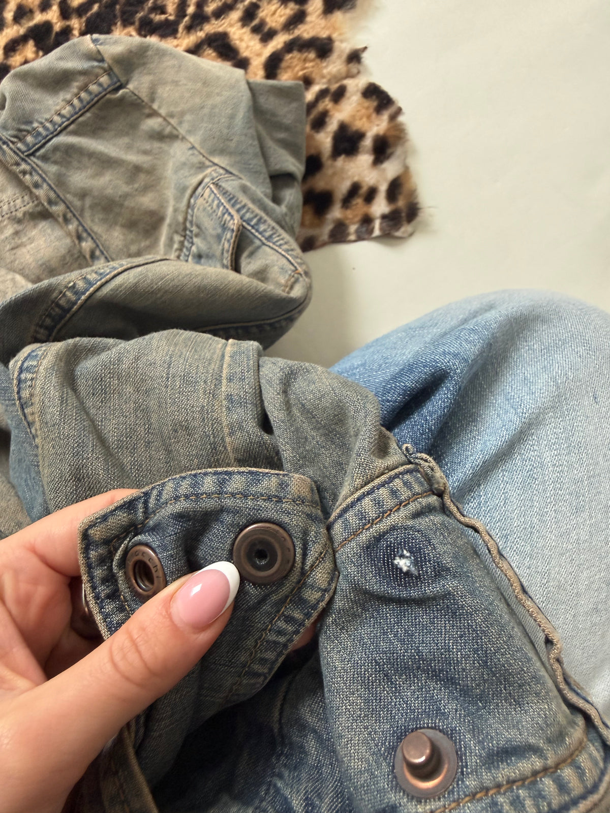 Diesel Denim Wrap Top (S)