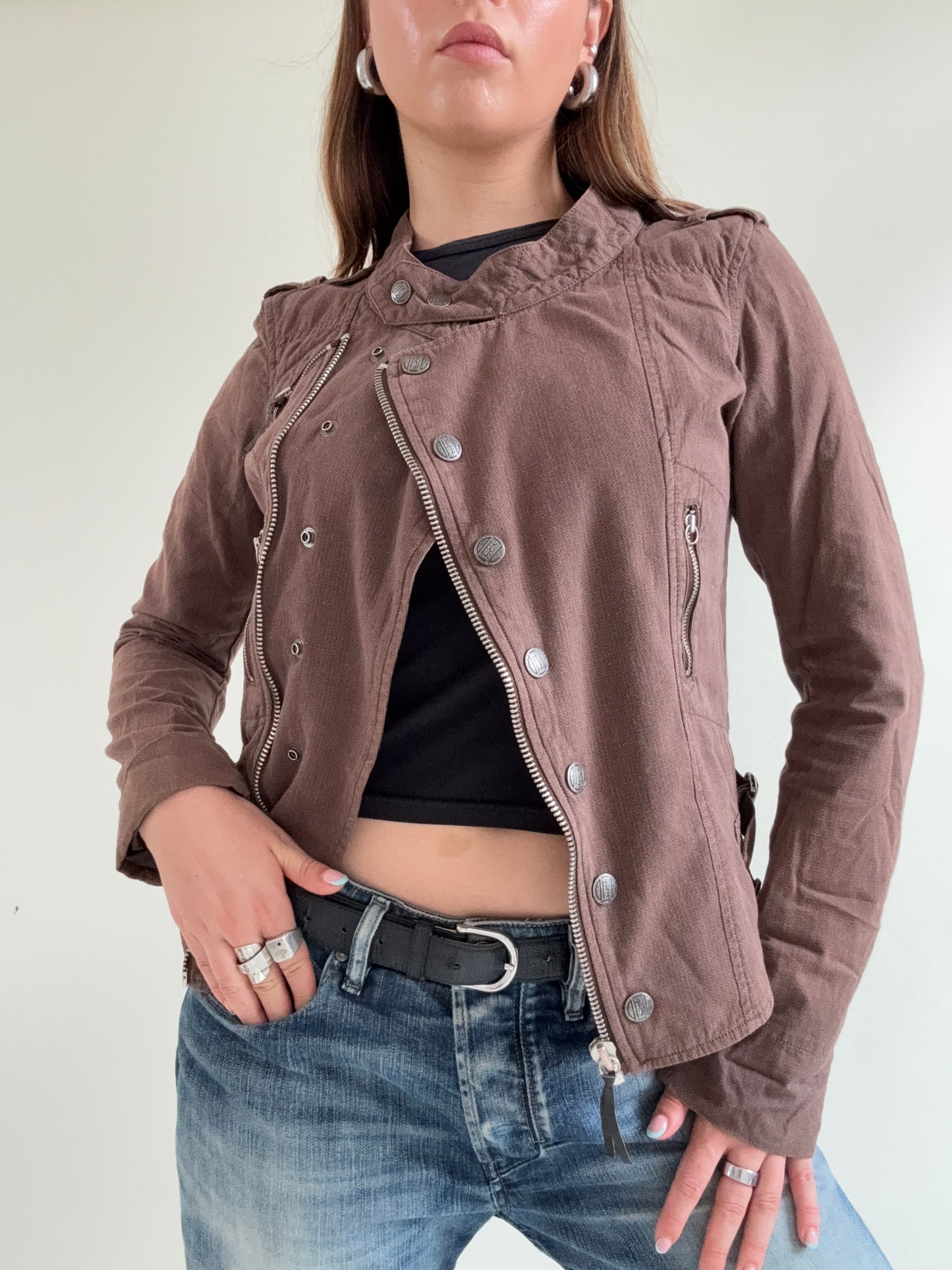 Diesel Asymmetric Buckle Jacket (S)