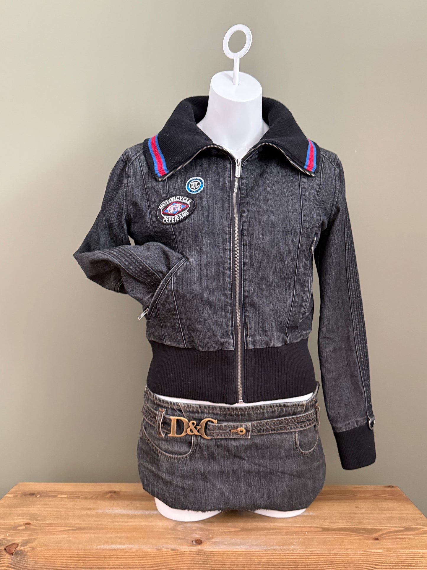 Pepe Jeans Denim Bomber Jacket (M)