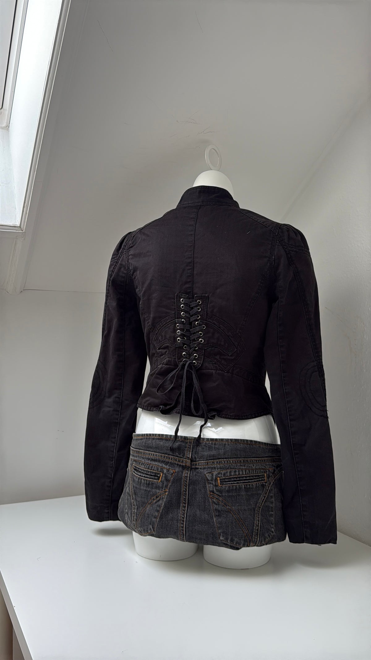 Asymmetric Utility Corset Jacket (UK10)