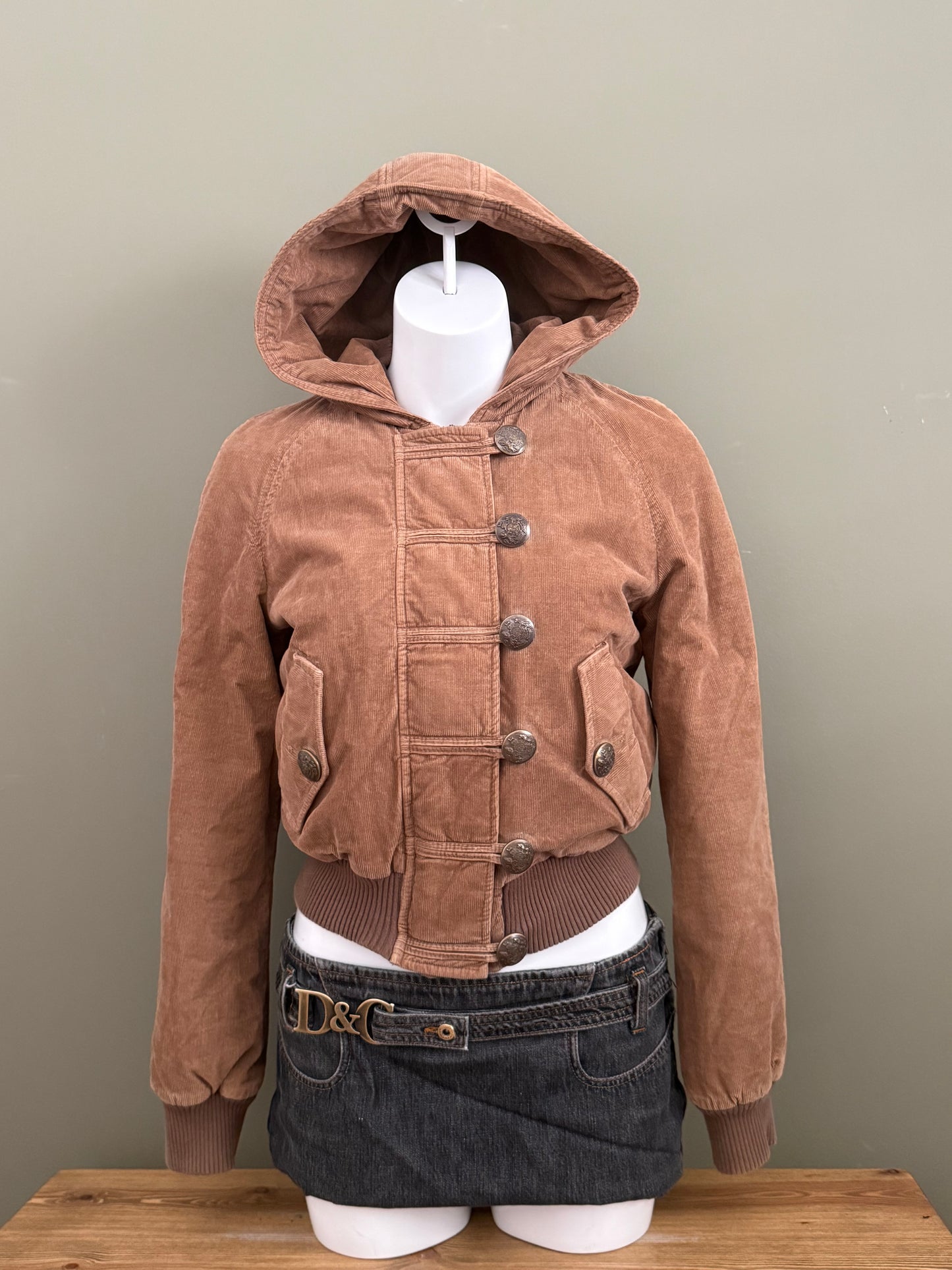 Dolce and Gabbana Corduroy Bomber Jacket (S)