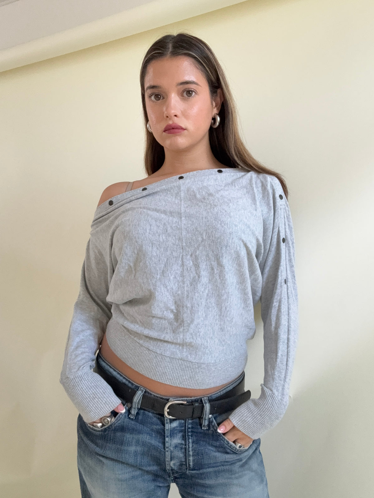 Allsaints Popper Batwing Jumper (XS)