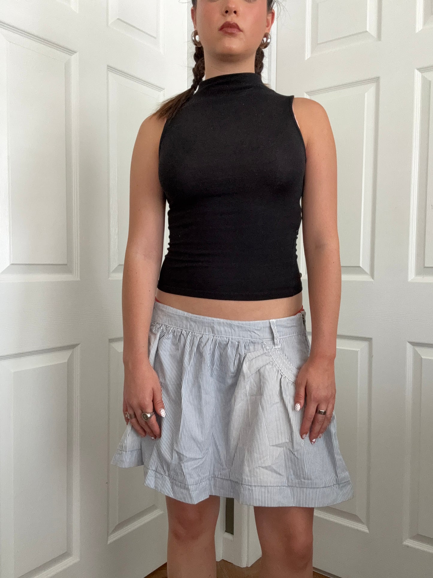 Diesel Pinstripe Skirt (30)