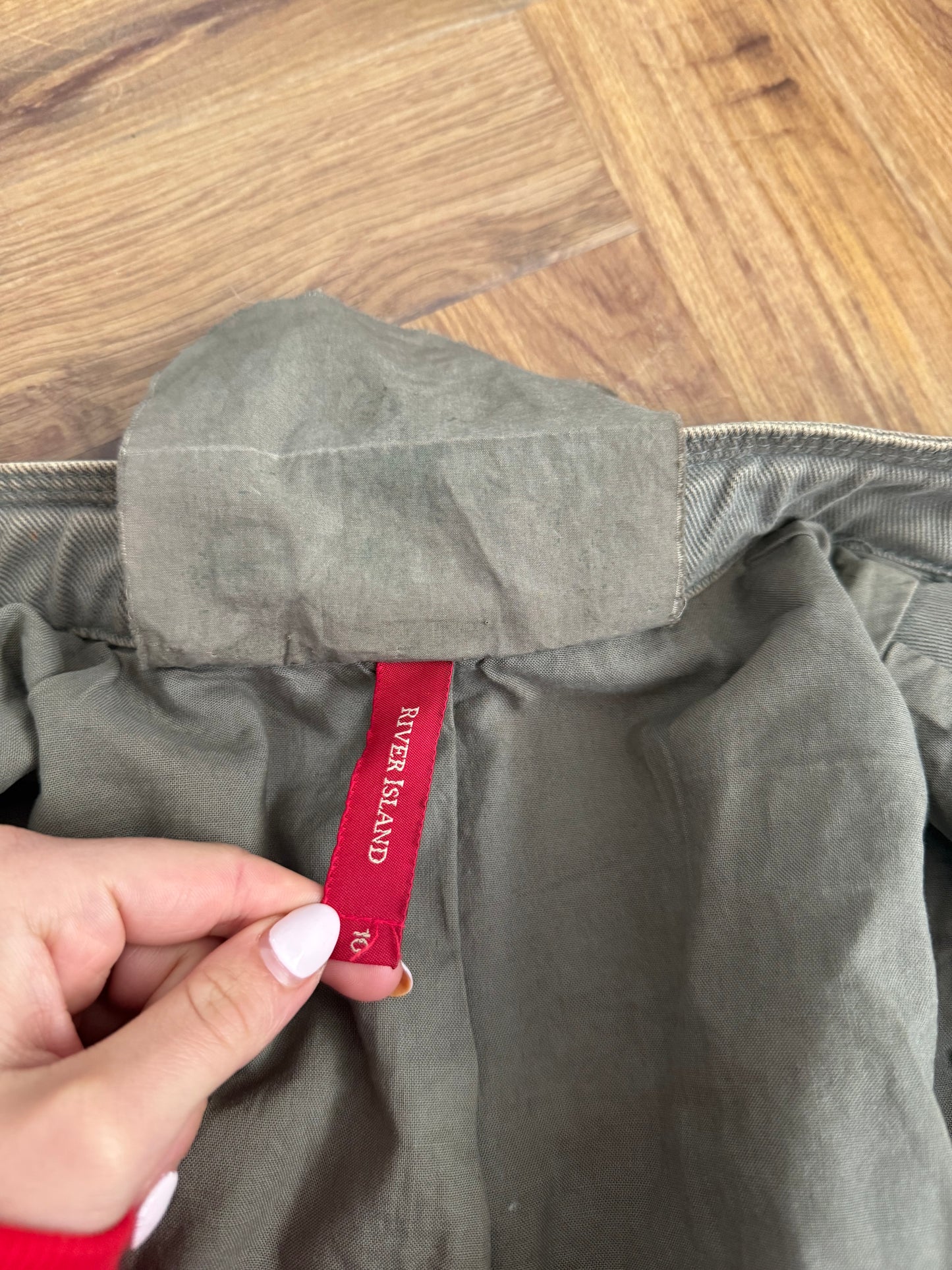 Cropped Military Cargo Jacket (UK10)