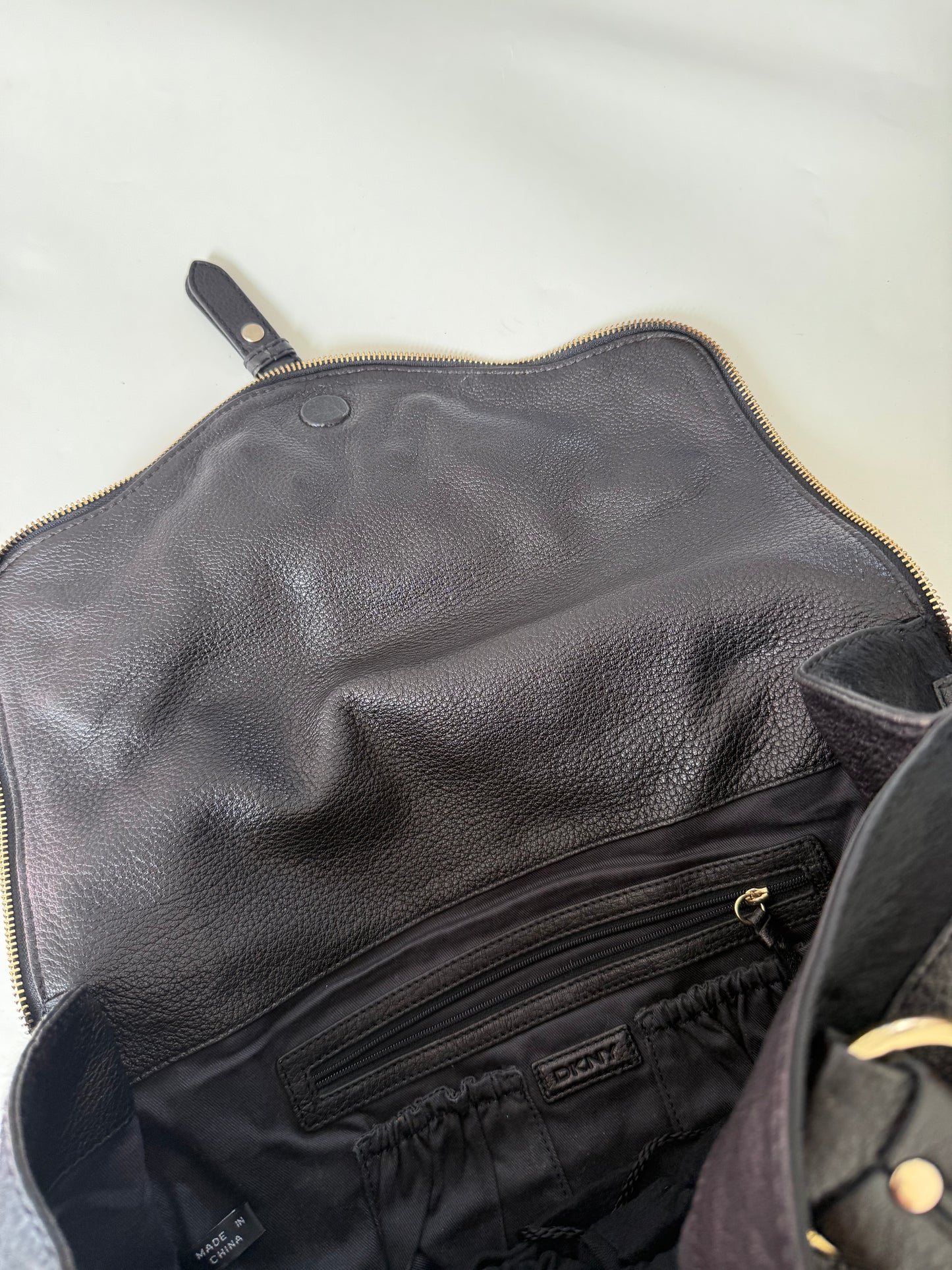 DKNY Pony Hair Studded Handbag